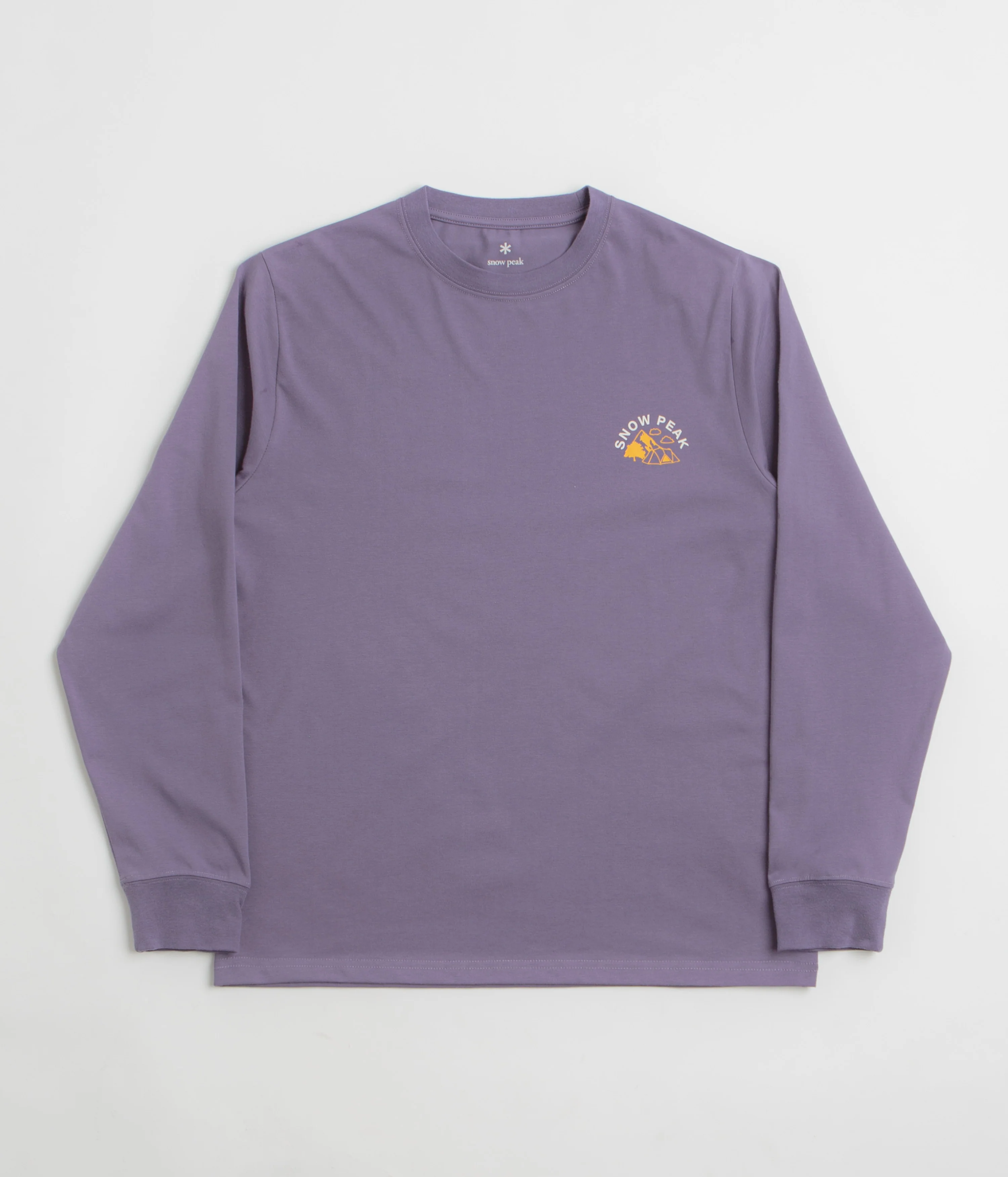 Snow Peak Living With Nature Long Sleeve T-Shirt - Purple