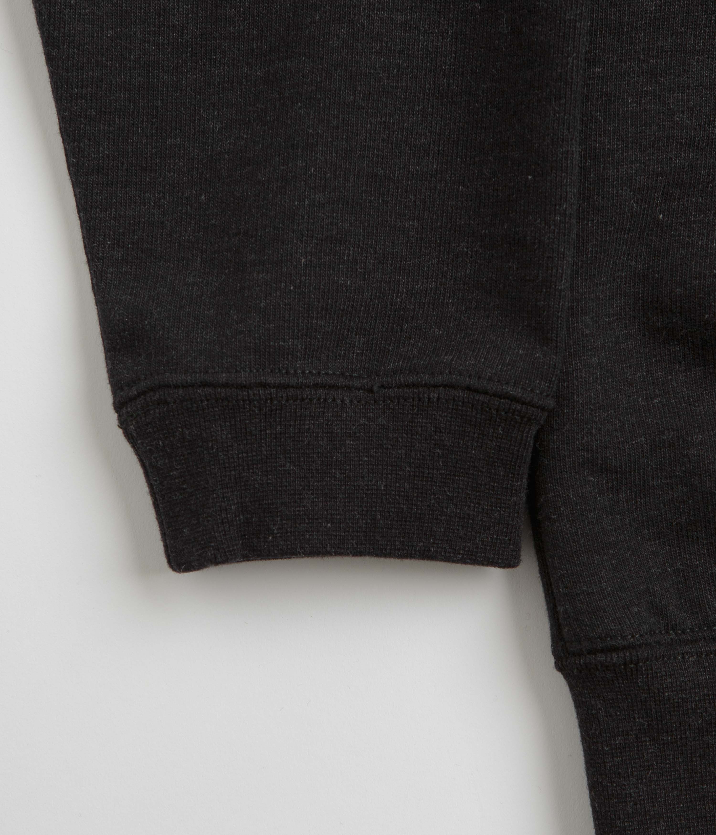 Snow Peak Recycled Cotton Crewneck Sweatshirt - Black - Image 2