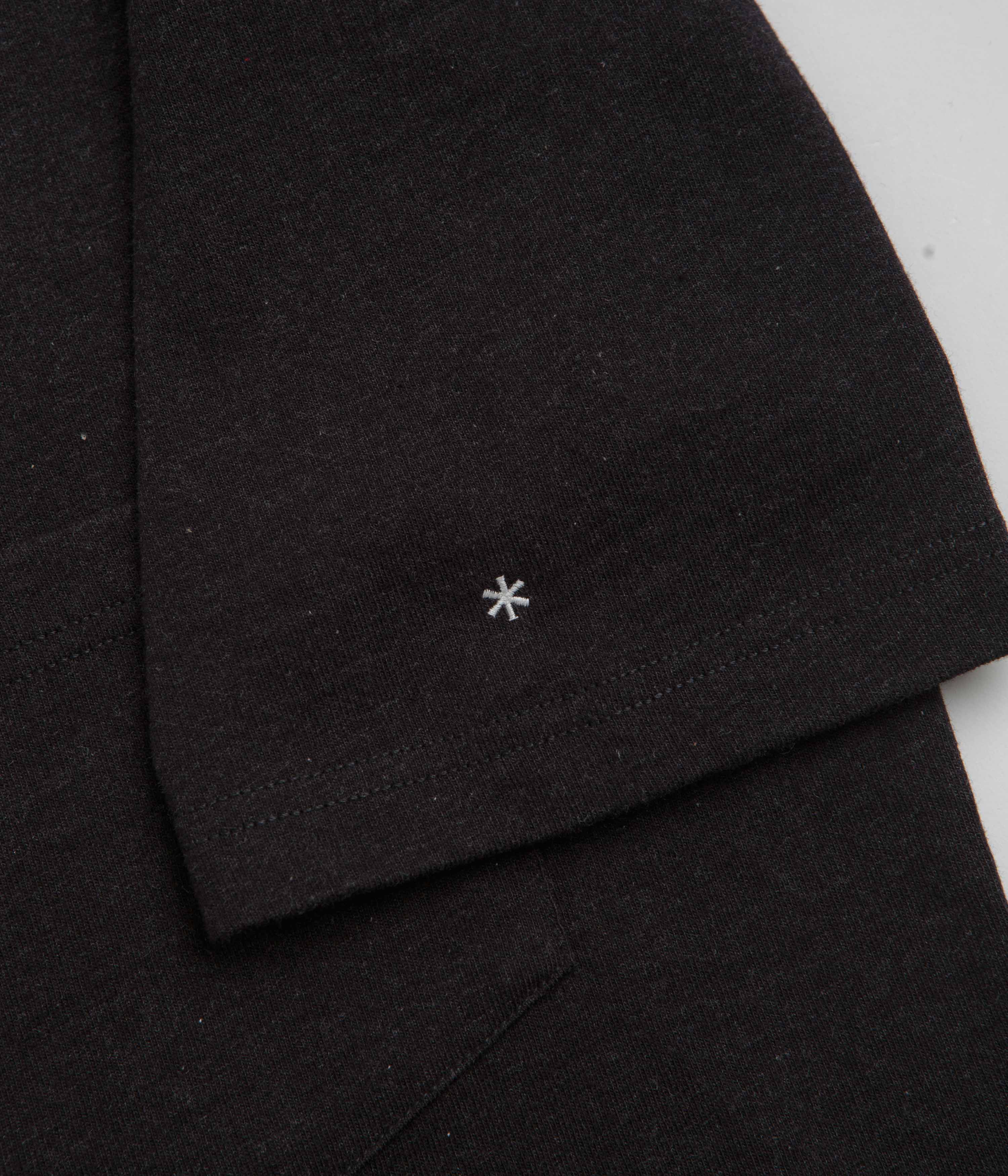 Snow Peak Recycled Cotton T-Shirt - Black - Image 4
