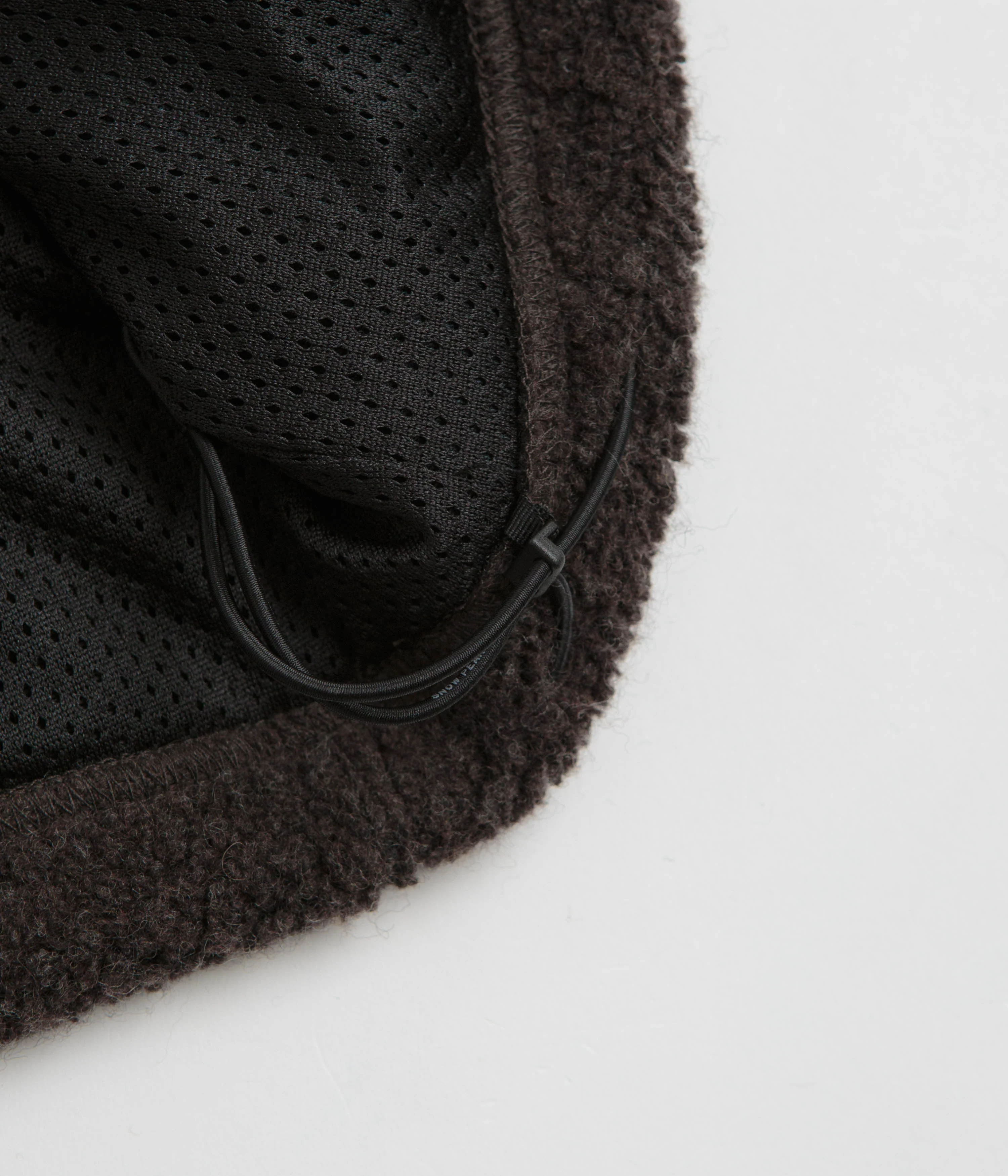 Snow Peak Recycled Wool Boa Sweatshirt - Dark Brown - Image 7