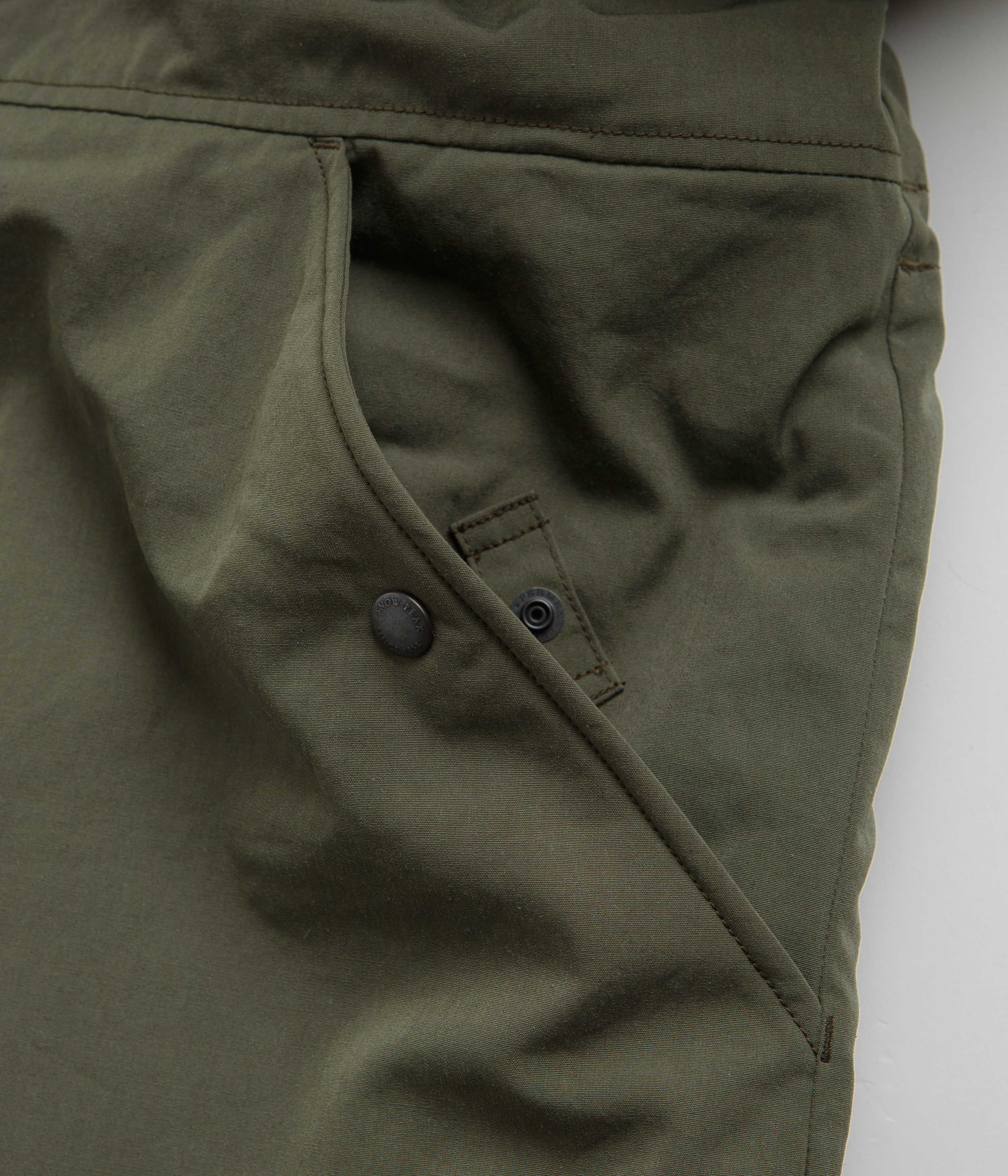 Snow Peak Takibi Weather Padded Coat - Olive - Image 9