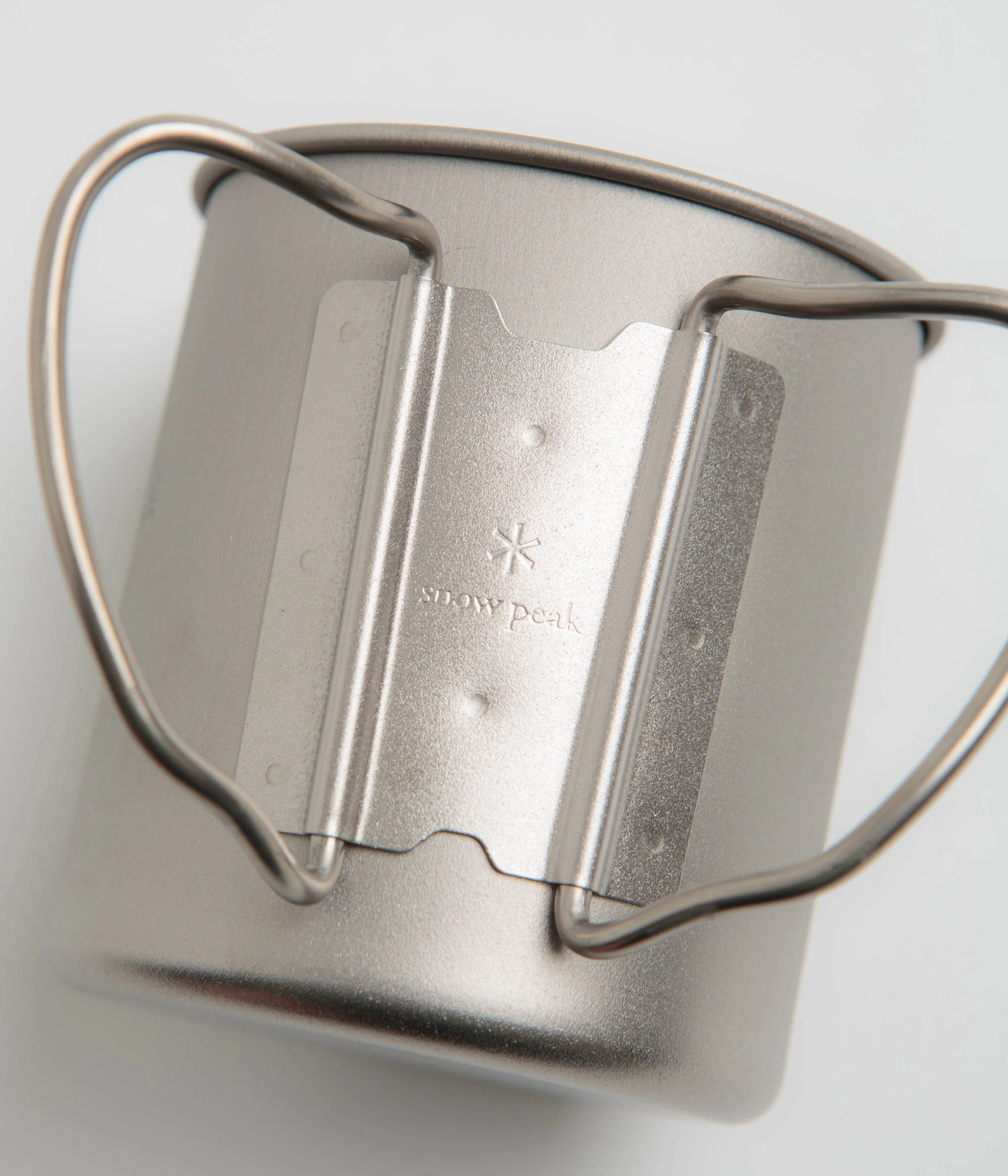 Snow Peak Titanium Single Wall 450ml Mug - Silver - Image 3