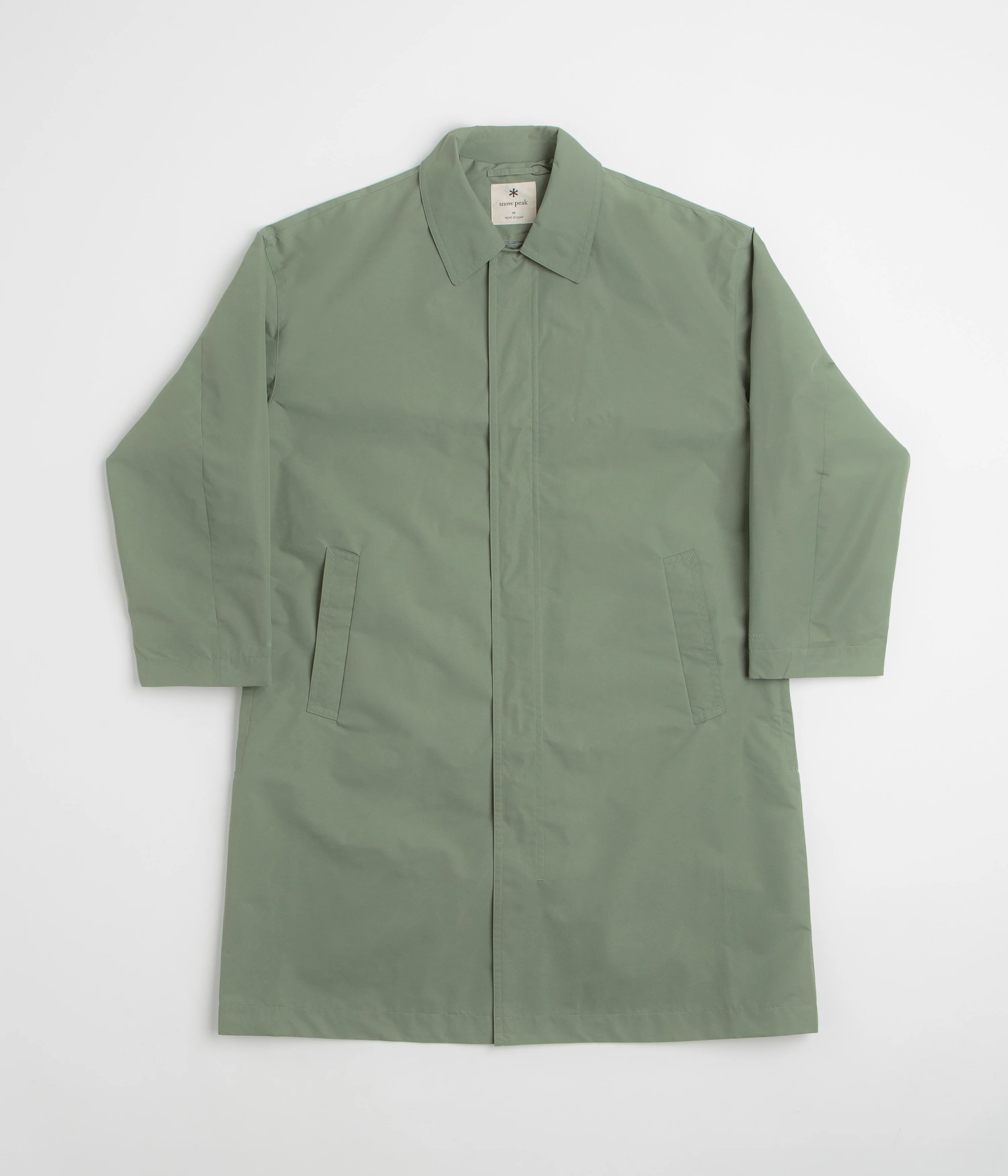 Snow Peak Windstopper Collar Coat - Foliage