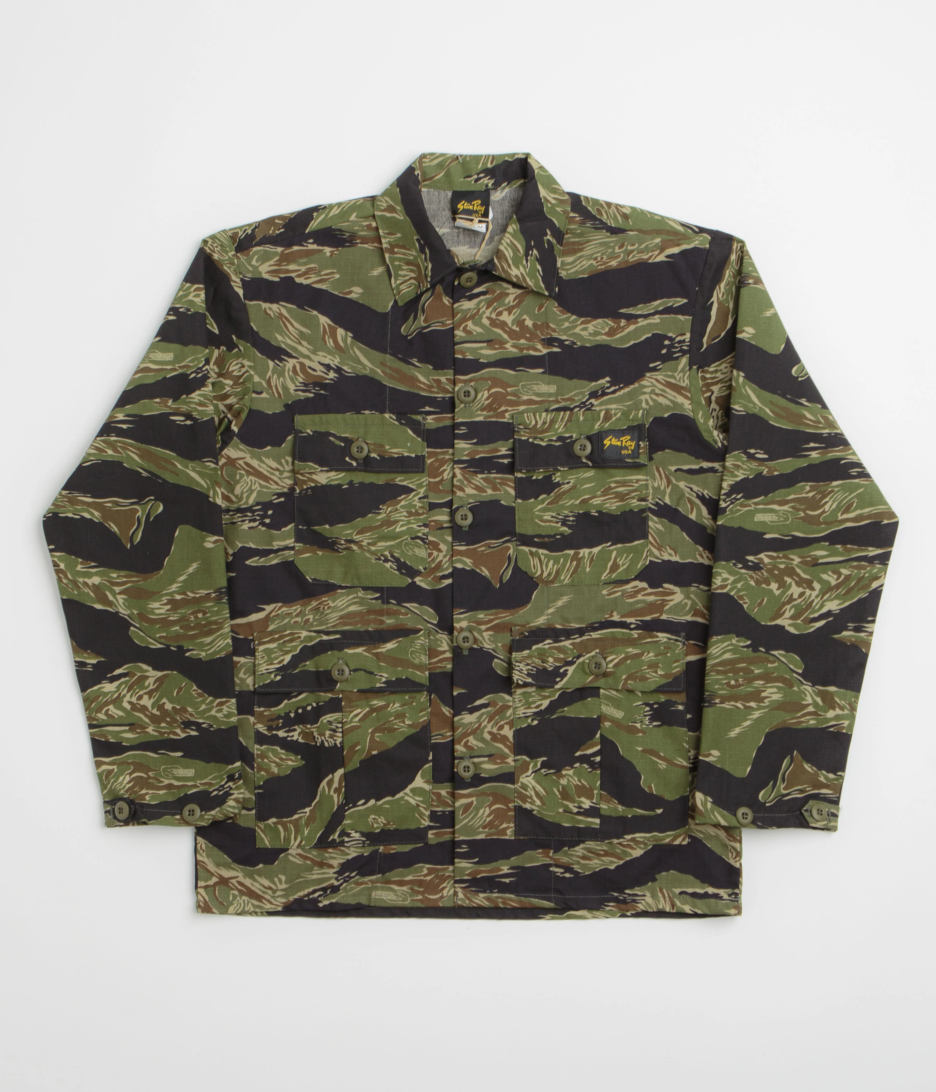 Stan Ray 4 Pocket Ripstop Jacket - Green Tigerstripe