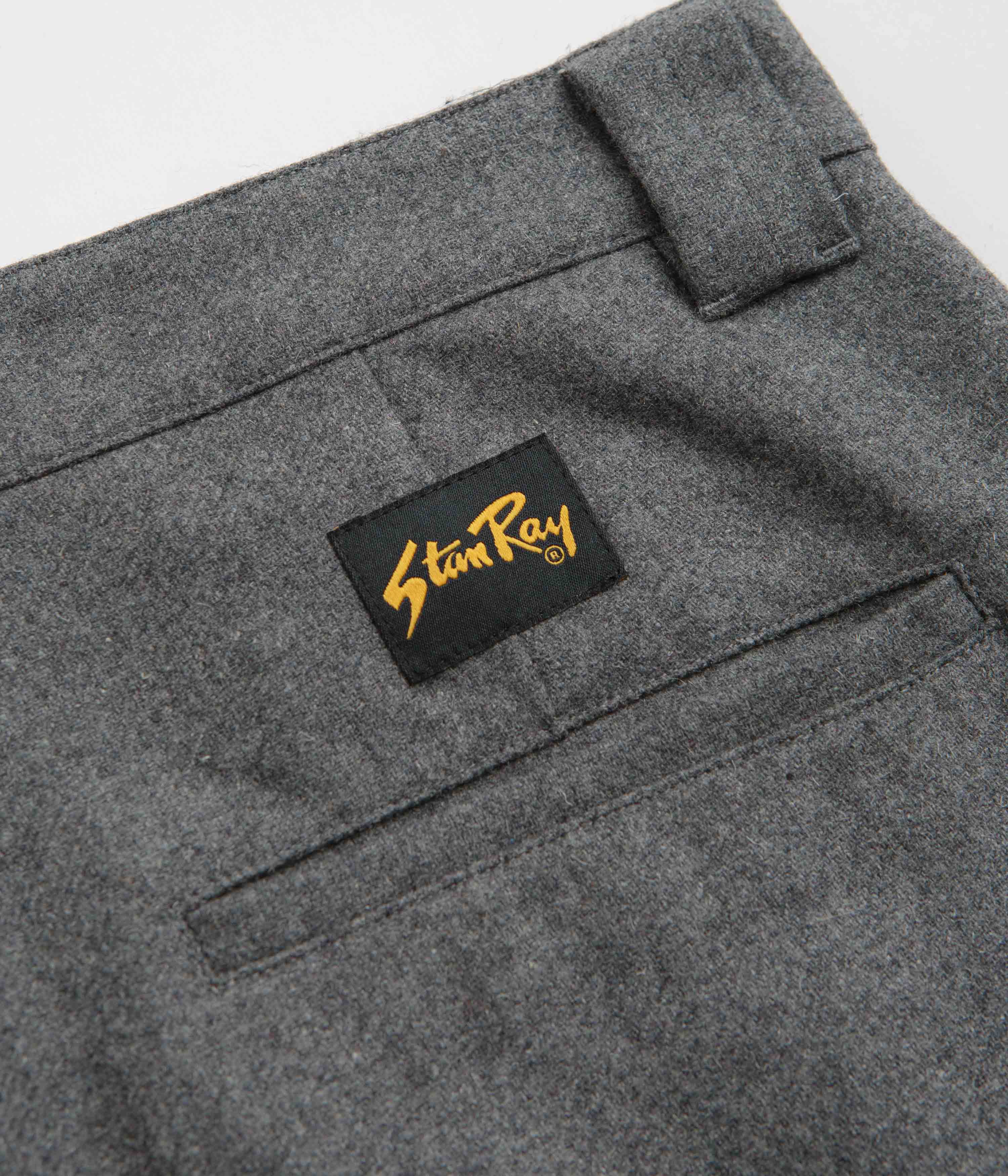 Stan Ray A Pants - Charcoal Wool - Image 7