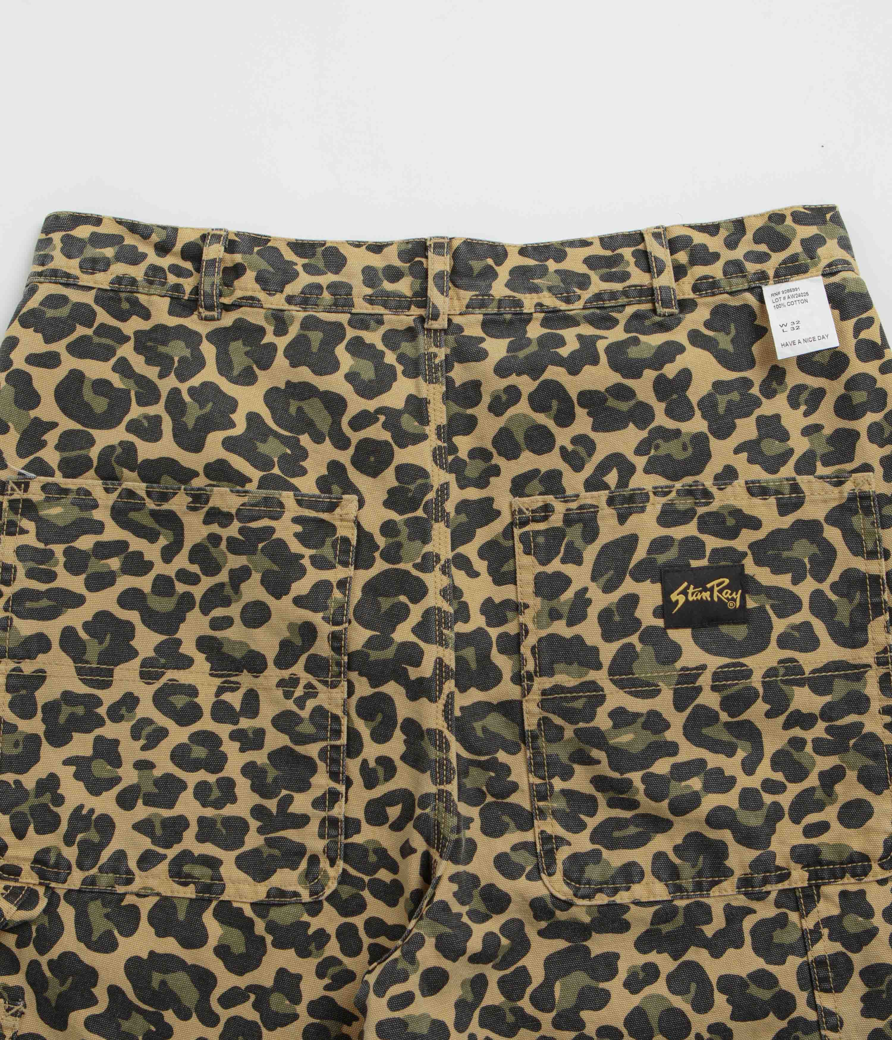 Stan Ray Big Job Painter Pants - Leopard Camo - Image 7