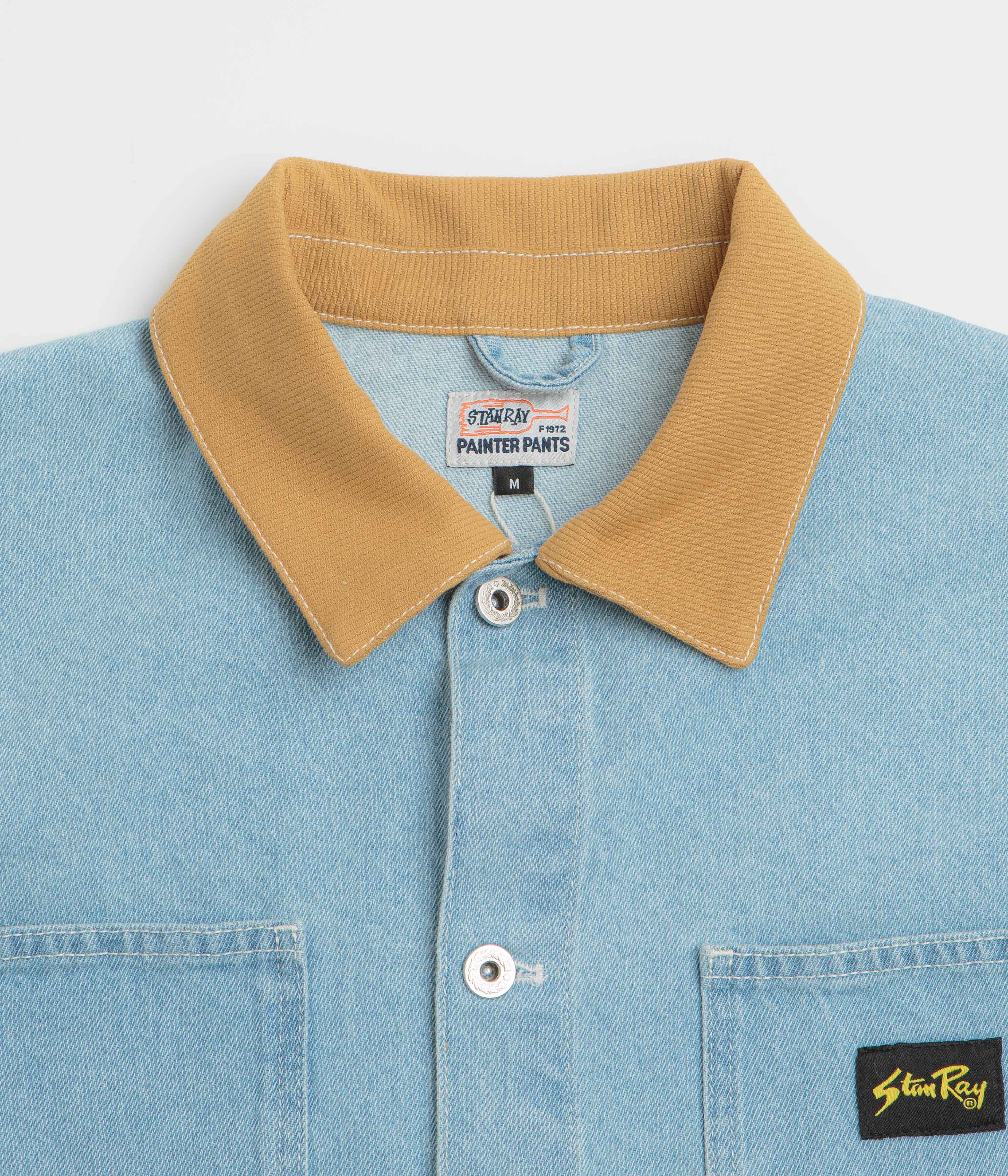 Stan Ray Coverall Jacket - Ice Stone Denim - Image 4