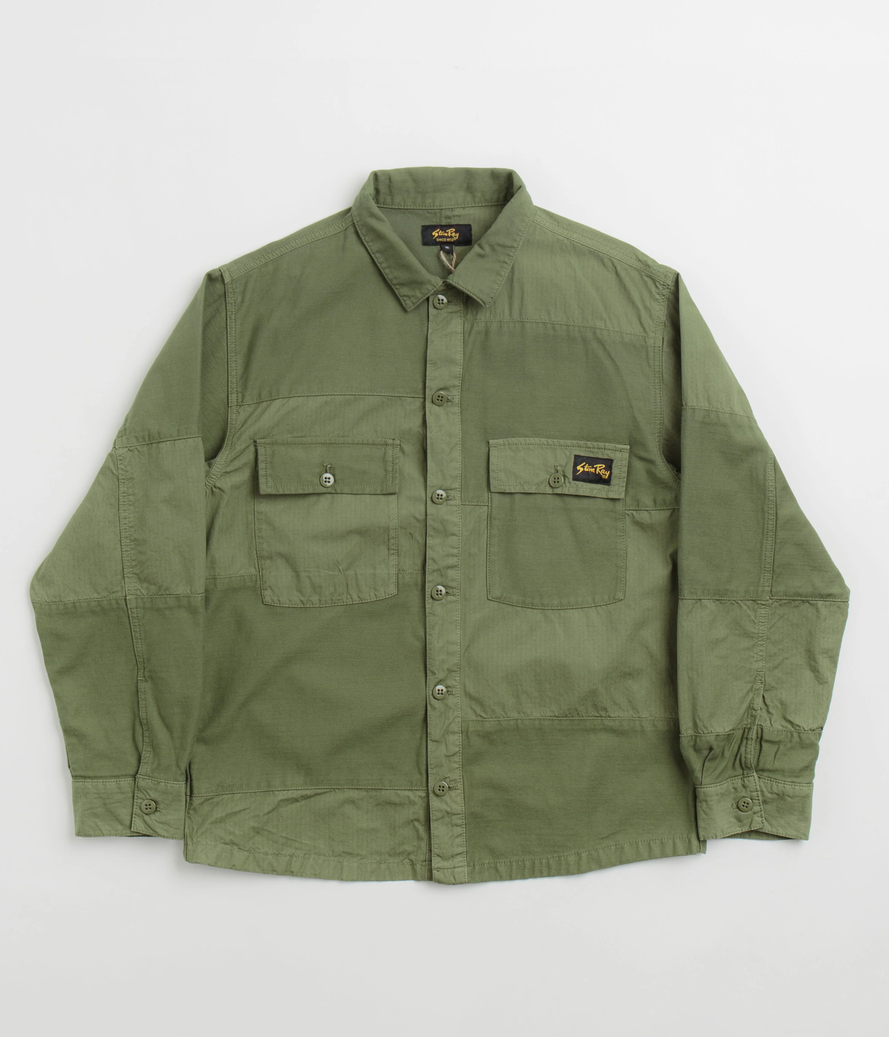 Stan Ray CPO Shirt - Olive Sateen / Ripstop