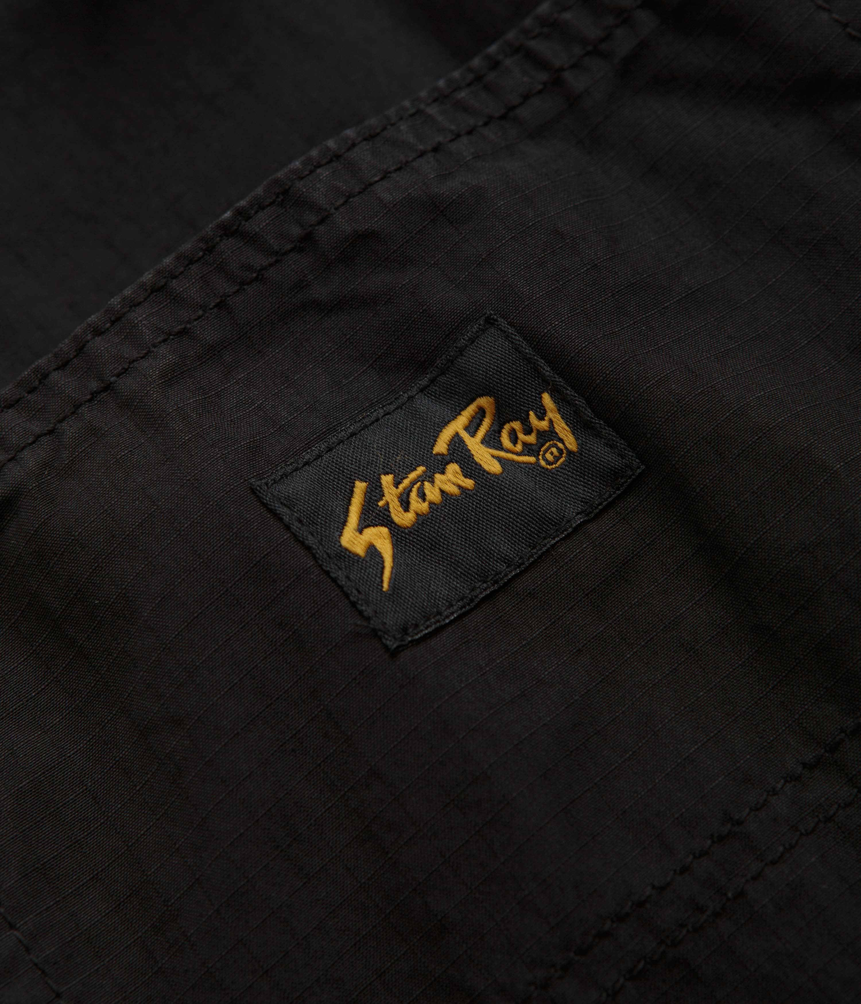 Stan Ray Double Knee Pants - Black Ripstop - Image 8