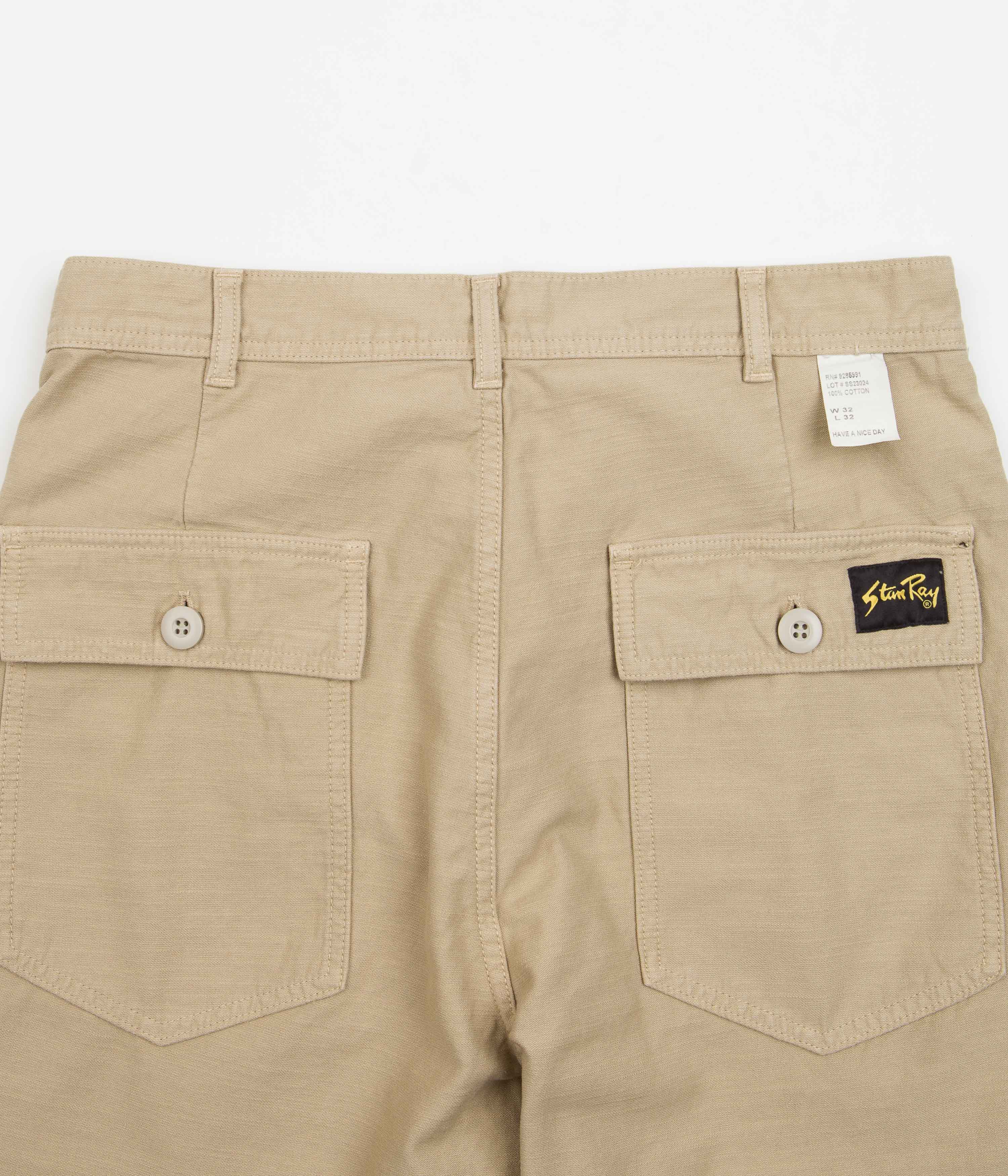 Stan Ray Fat Pants - Khaki - Image 6