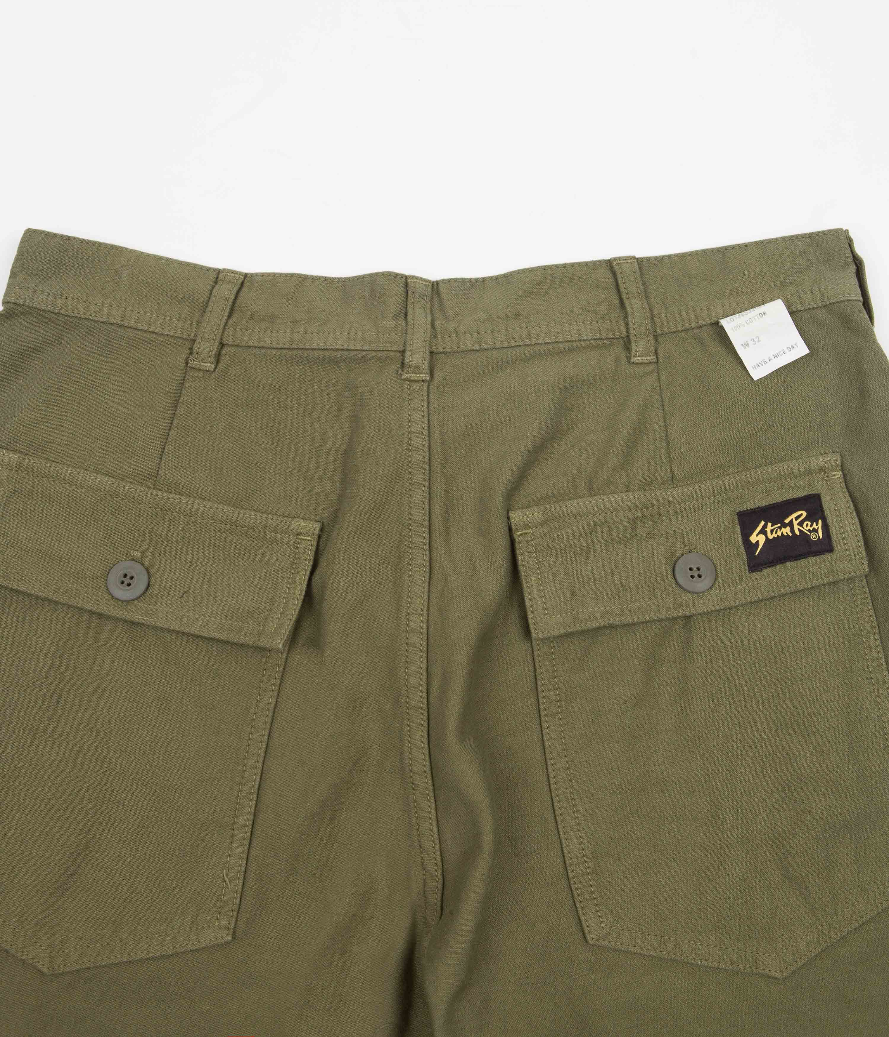 Stan Ray Fat Shorts - Olive - Image 6