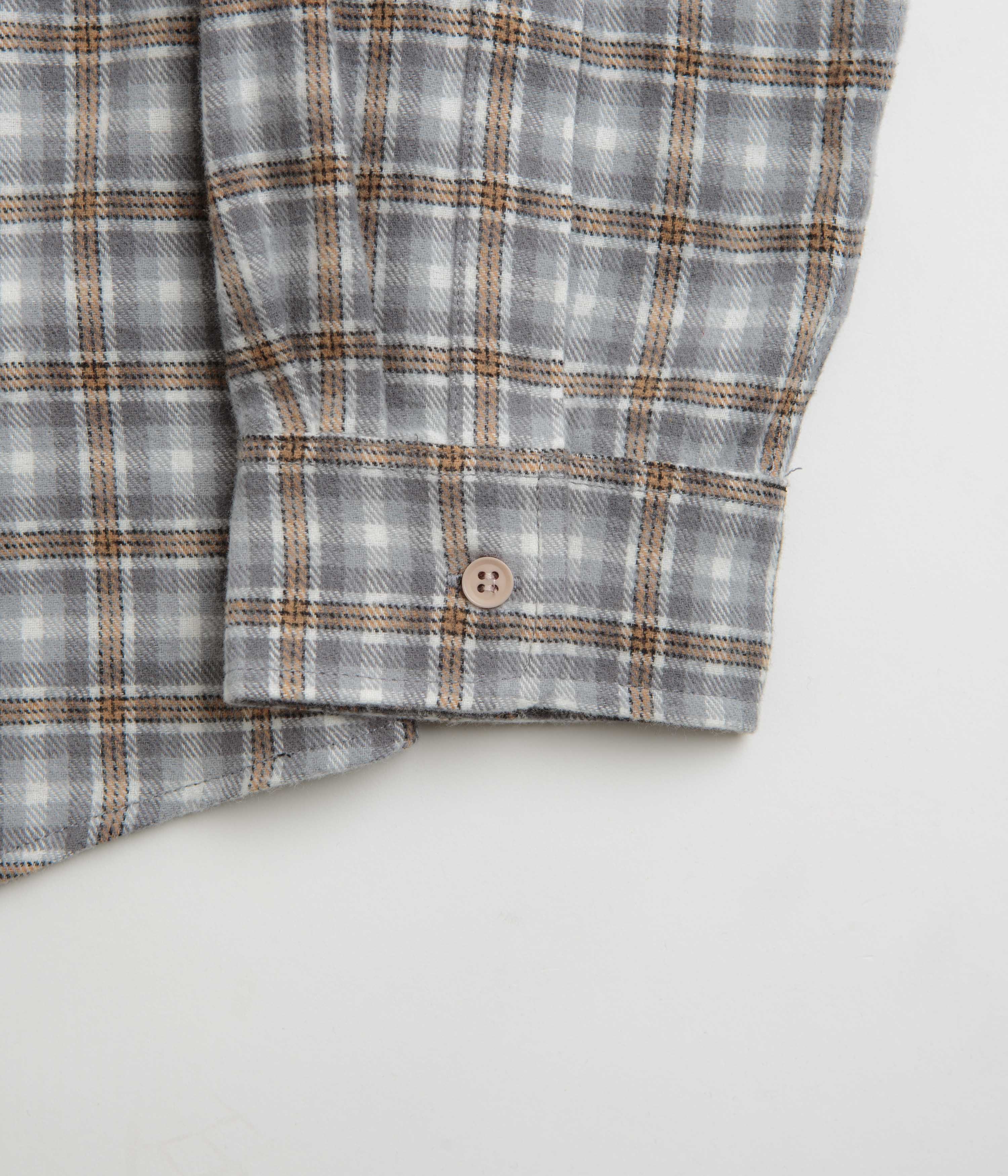 Stan Ray Flannel Shirt - Grey Plaid - Image 4