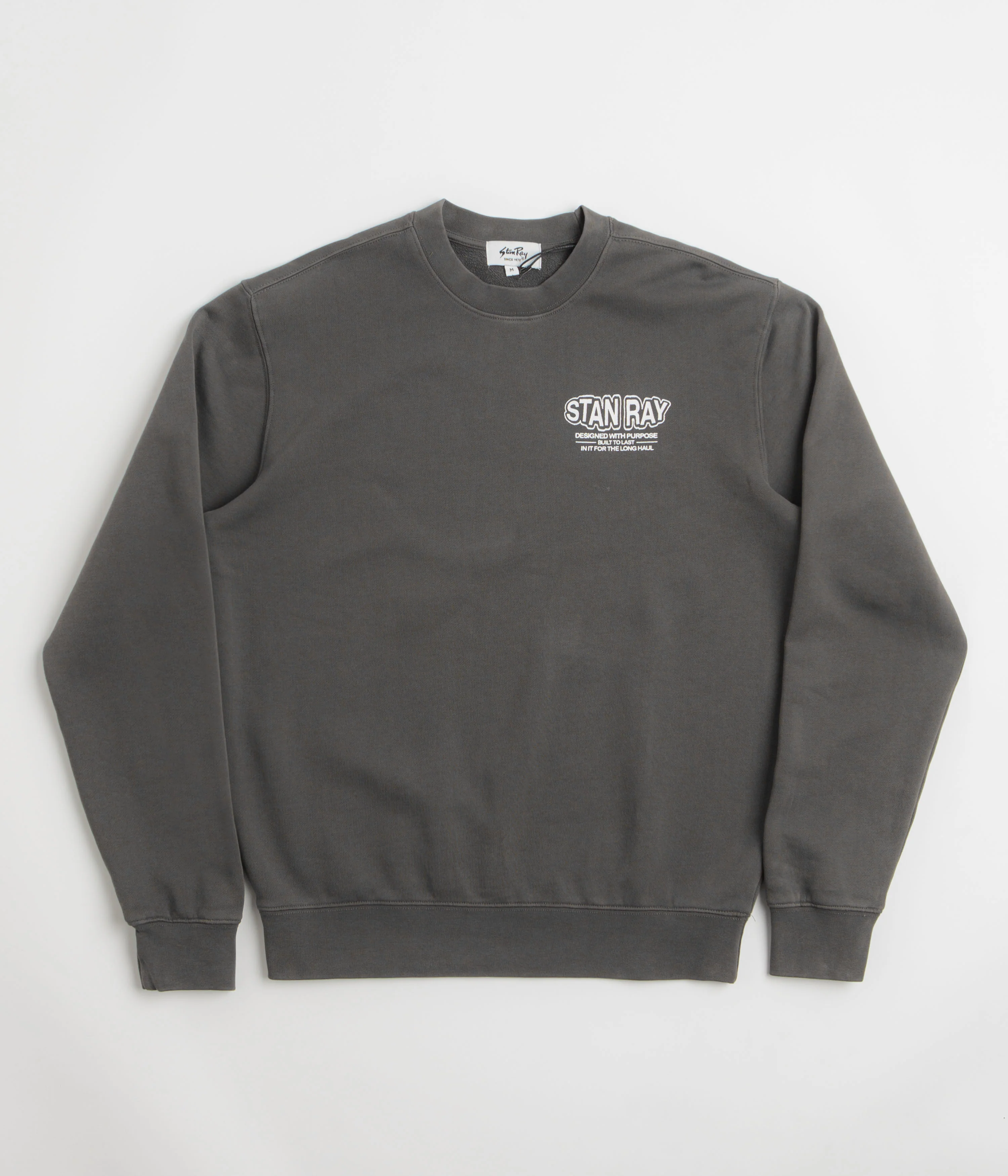Stan Ray Long Haul Crewneck Sweatshirt - Washed Black