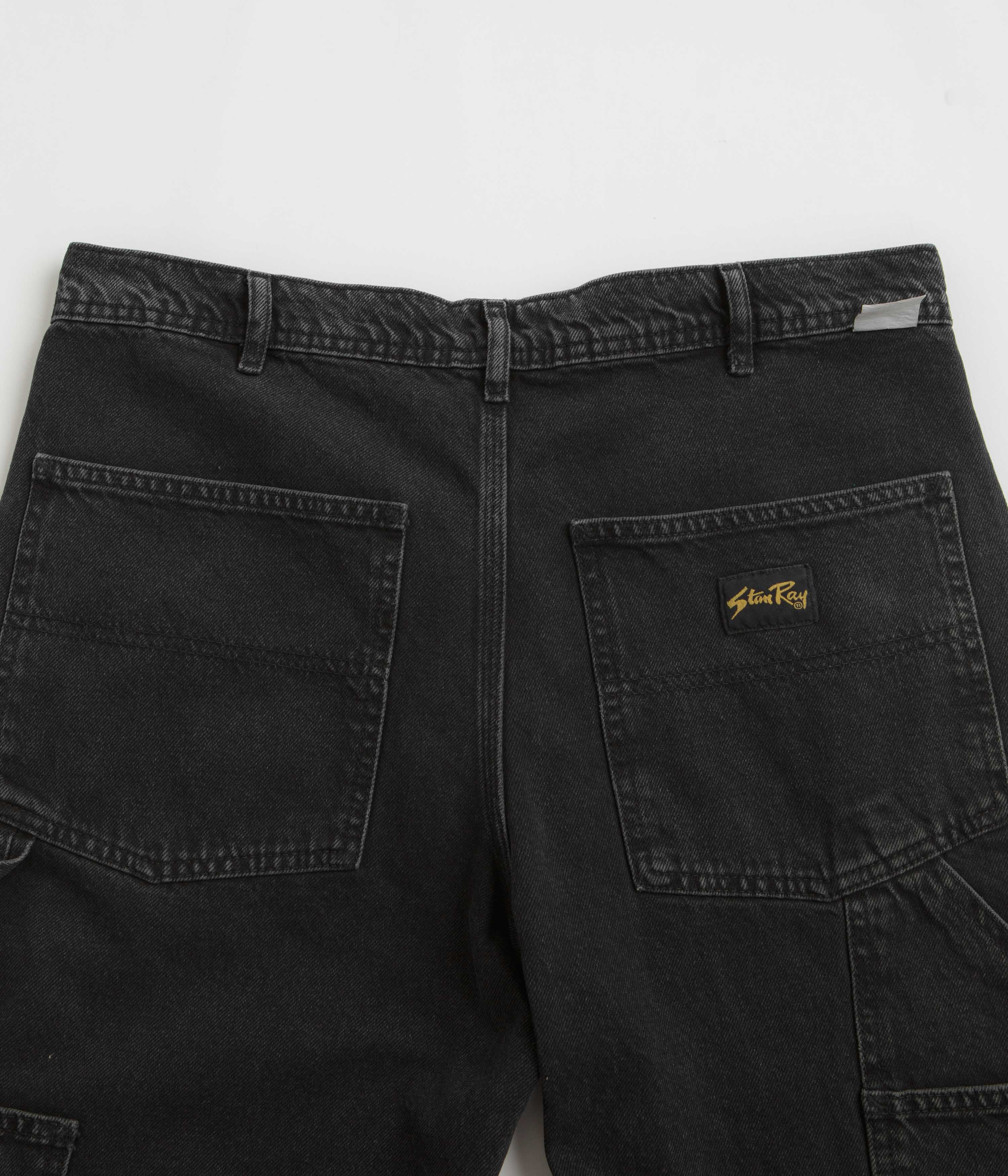 Stan Ray OG Painter Pants - Stonewashed Black Denim - Image 7