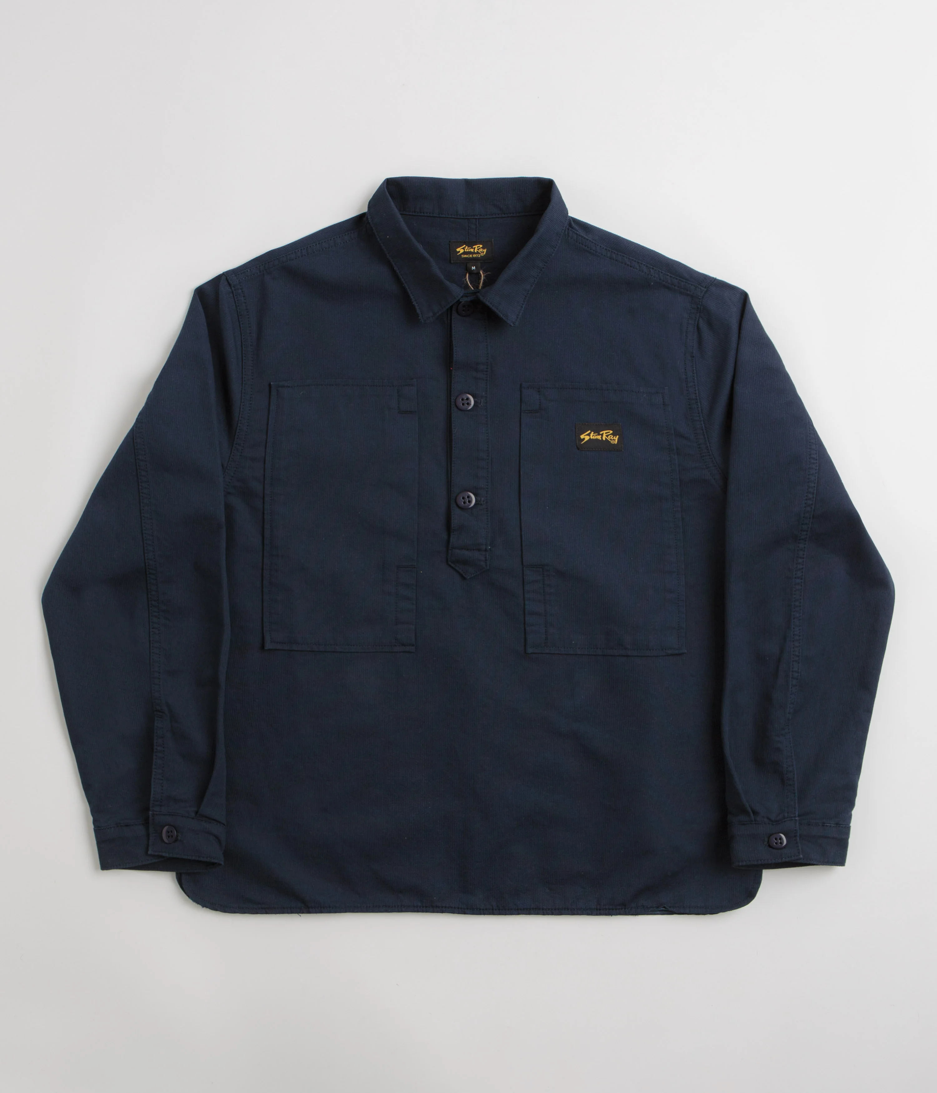 Stan Ray Painters Pop Over Shirt - Navy Bedford