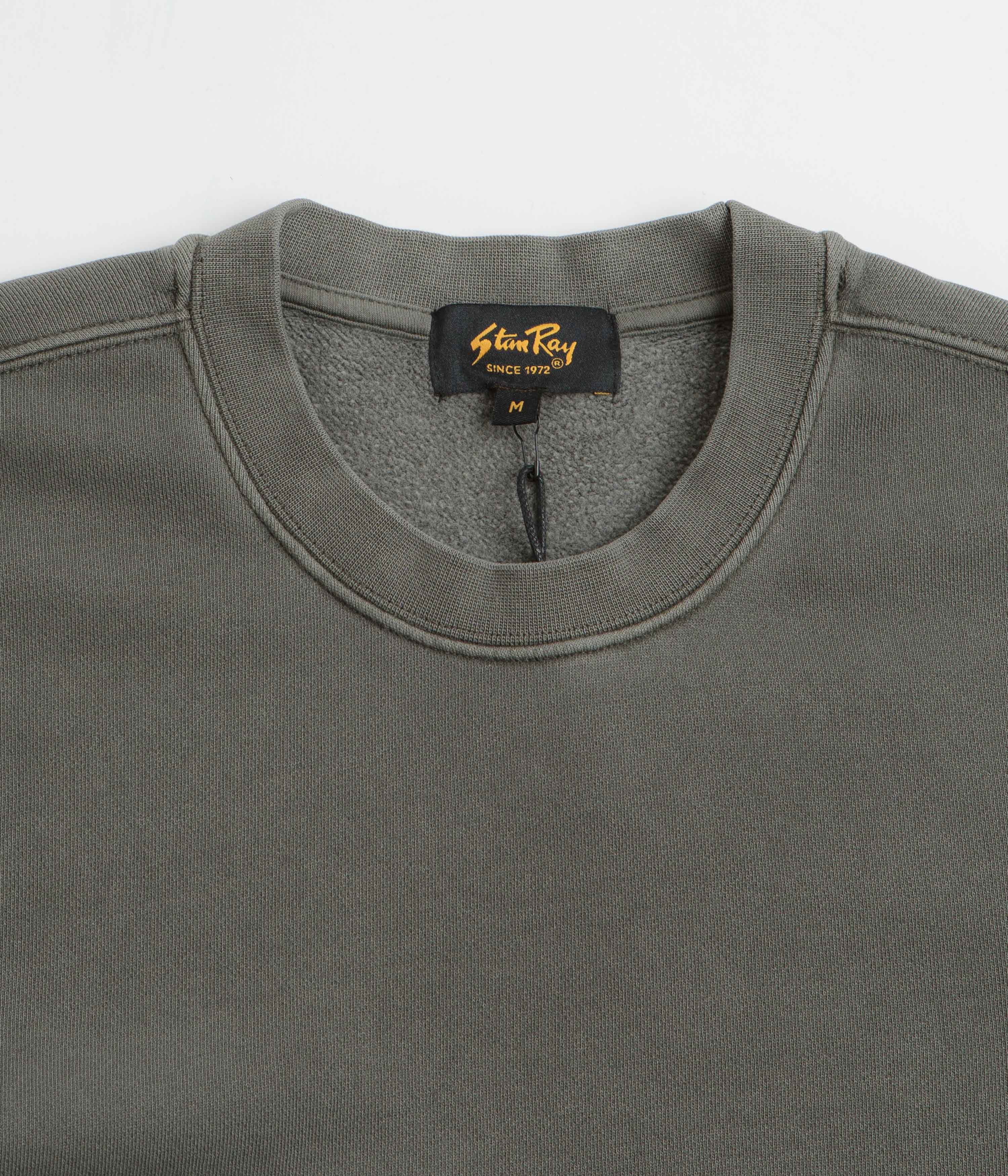 Stan Ray Patch Crewneck Sweatshirt - Washed Black - Image 2