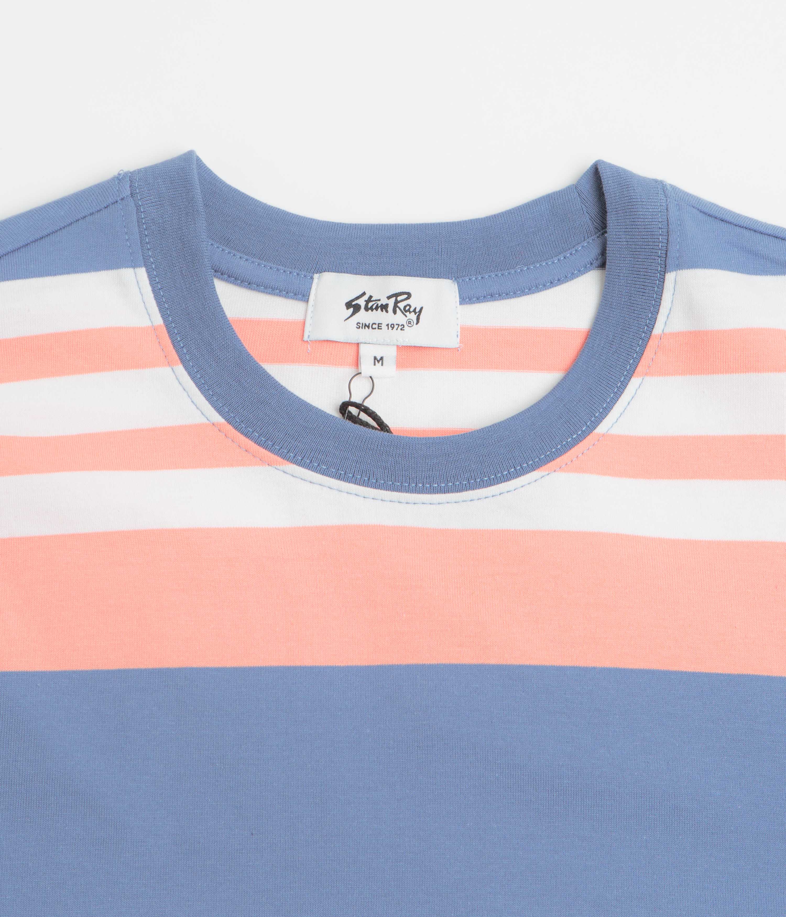 Stan Ray Stripe T-Shirt - Washed Red - Image 2