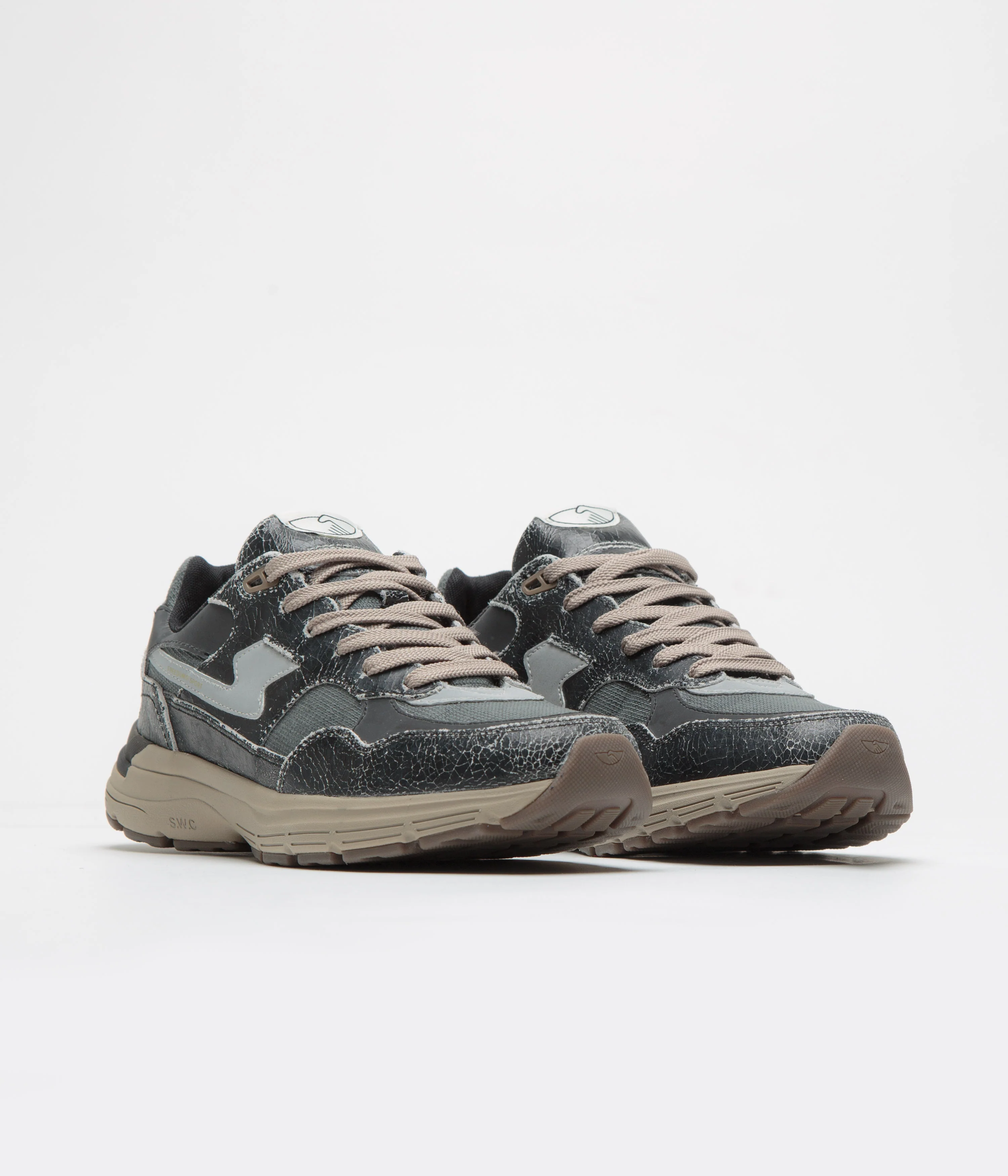 Stepney Workers Club Amiel S-Strike Geo-Merged Shoes - Cordura Black - Image 3