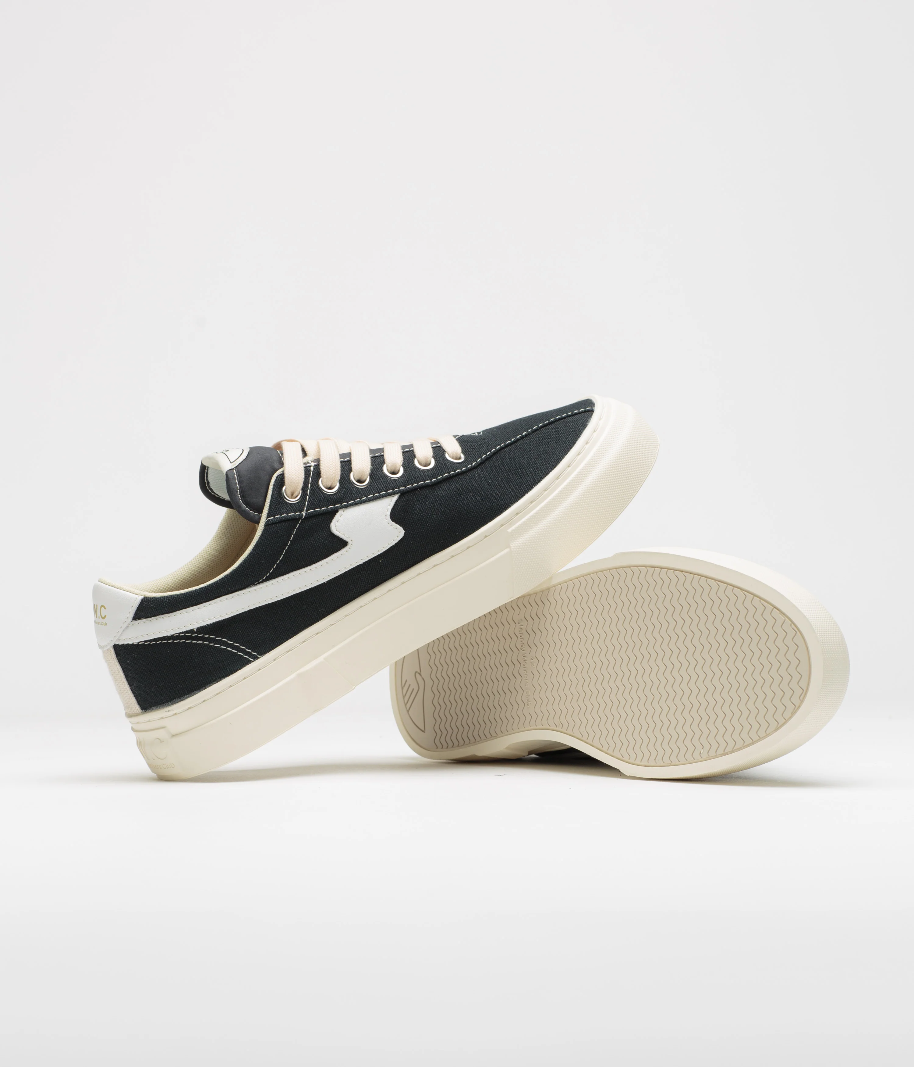 Stepney Workers Club Dellow Canvas S-Strike Cup Shoes - Black / White - Image 5