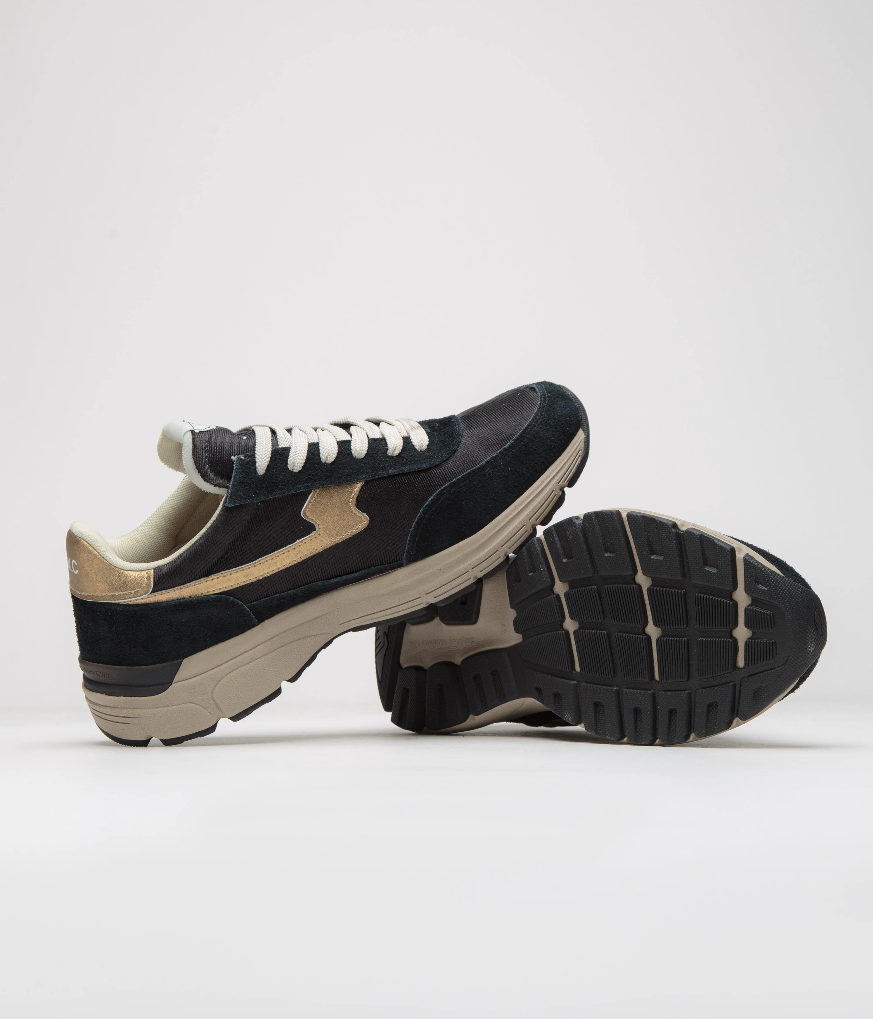 Stepney Workers Club Osier S-Strike Geo-Merged Shoes - Black / Gold - Image 5