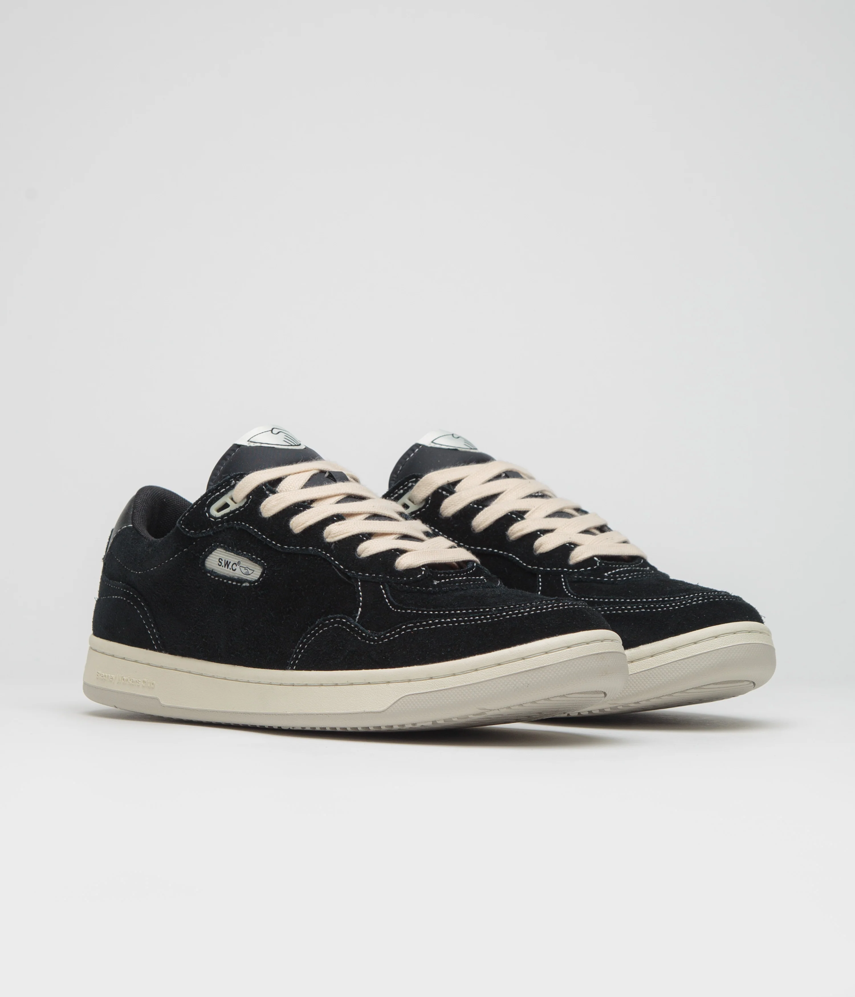 Stepney Workers Club Pro Cup 01 Suede Shoes - Black - Image 2