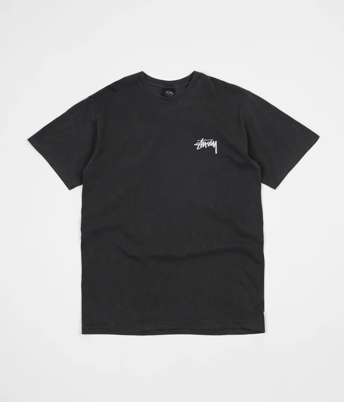 Stussy 8 Ball Pigment Dyed T-Shirt - Black - Image 2