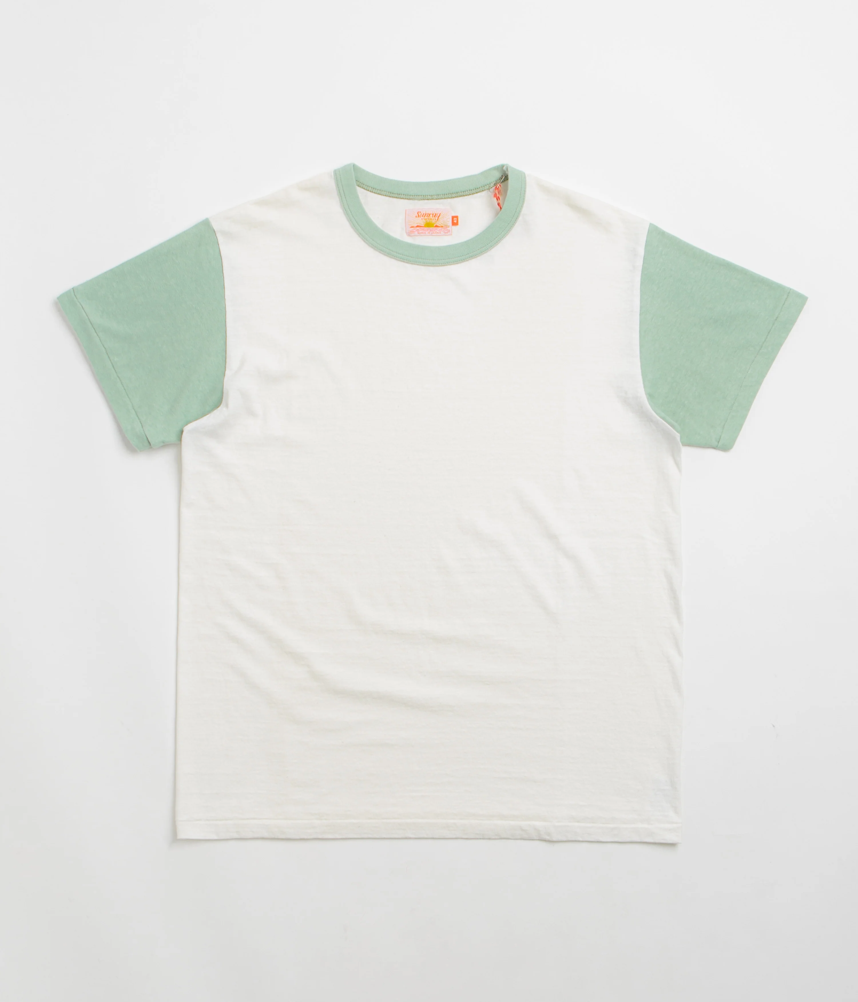 Sunray Sportswear La'ie T-Shirt - Off White / Sage
