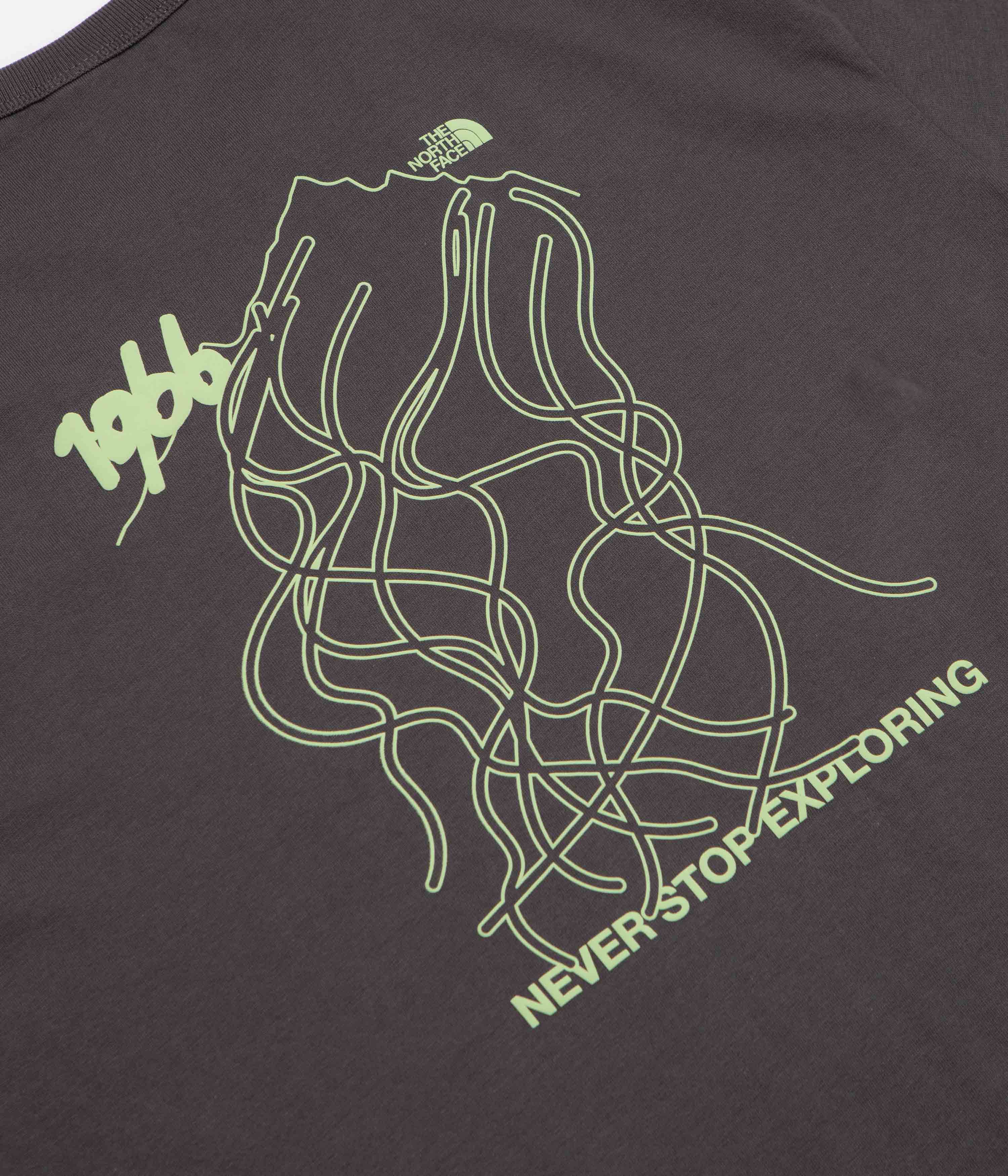 The North Face NSE Slopes Relaxed T-Shirt - Anthracite Grey - Image 5