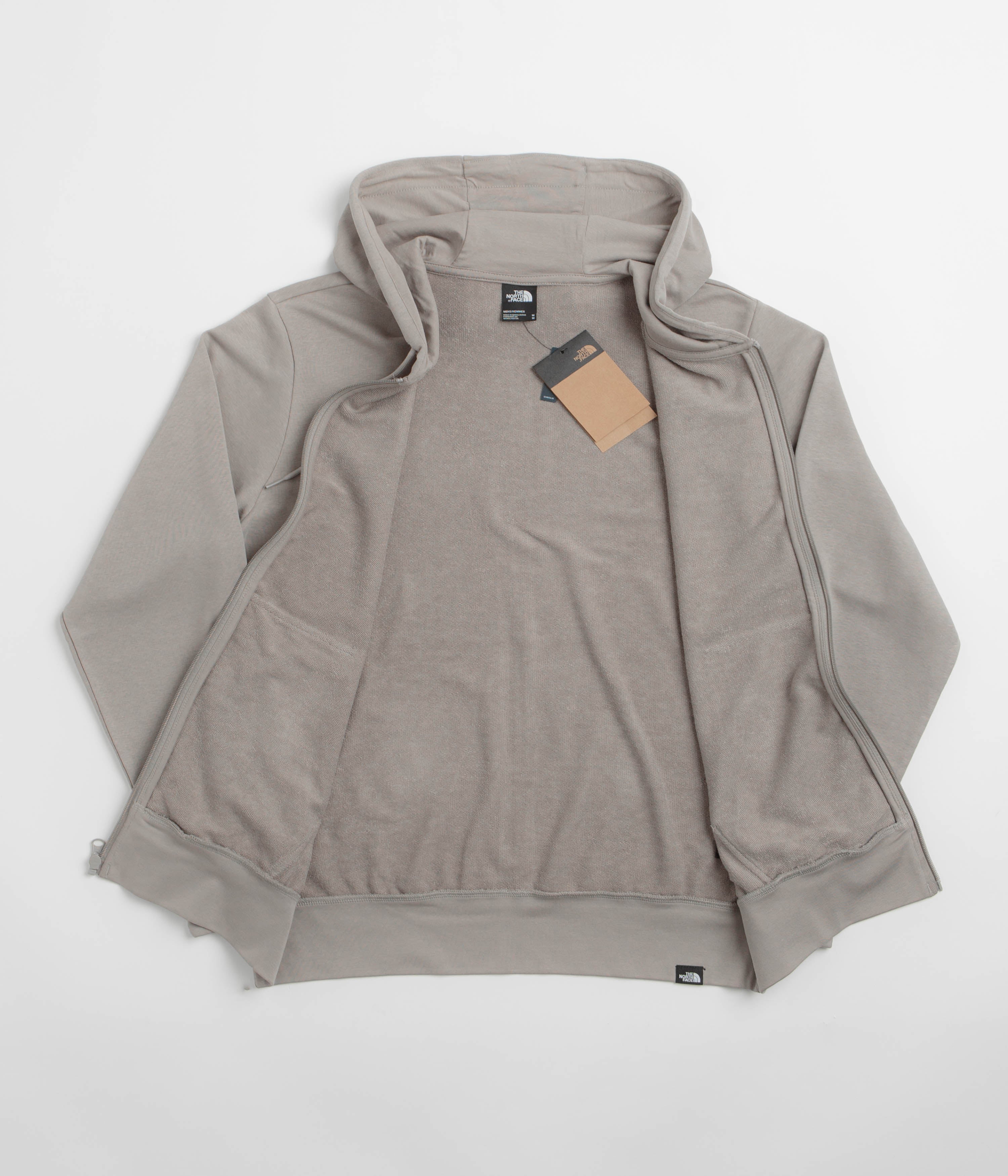 The North Face Simple Dome Light Full Zip Hoodie - Stone Slab - Image 2