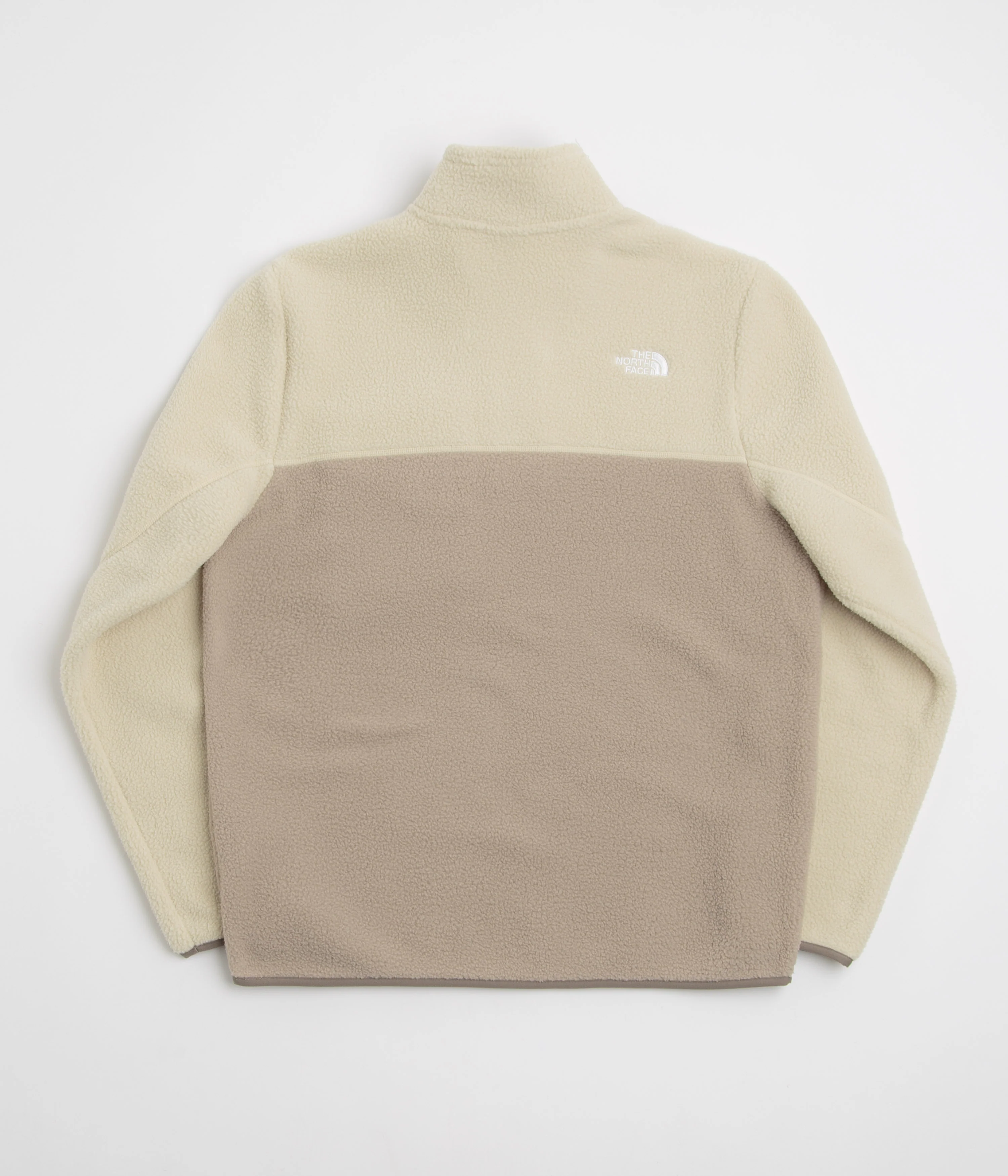 The North Face Yumiori 1/4 Zip Fleece - Mushroom Grey / Gravel - Image 2