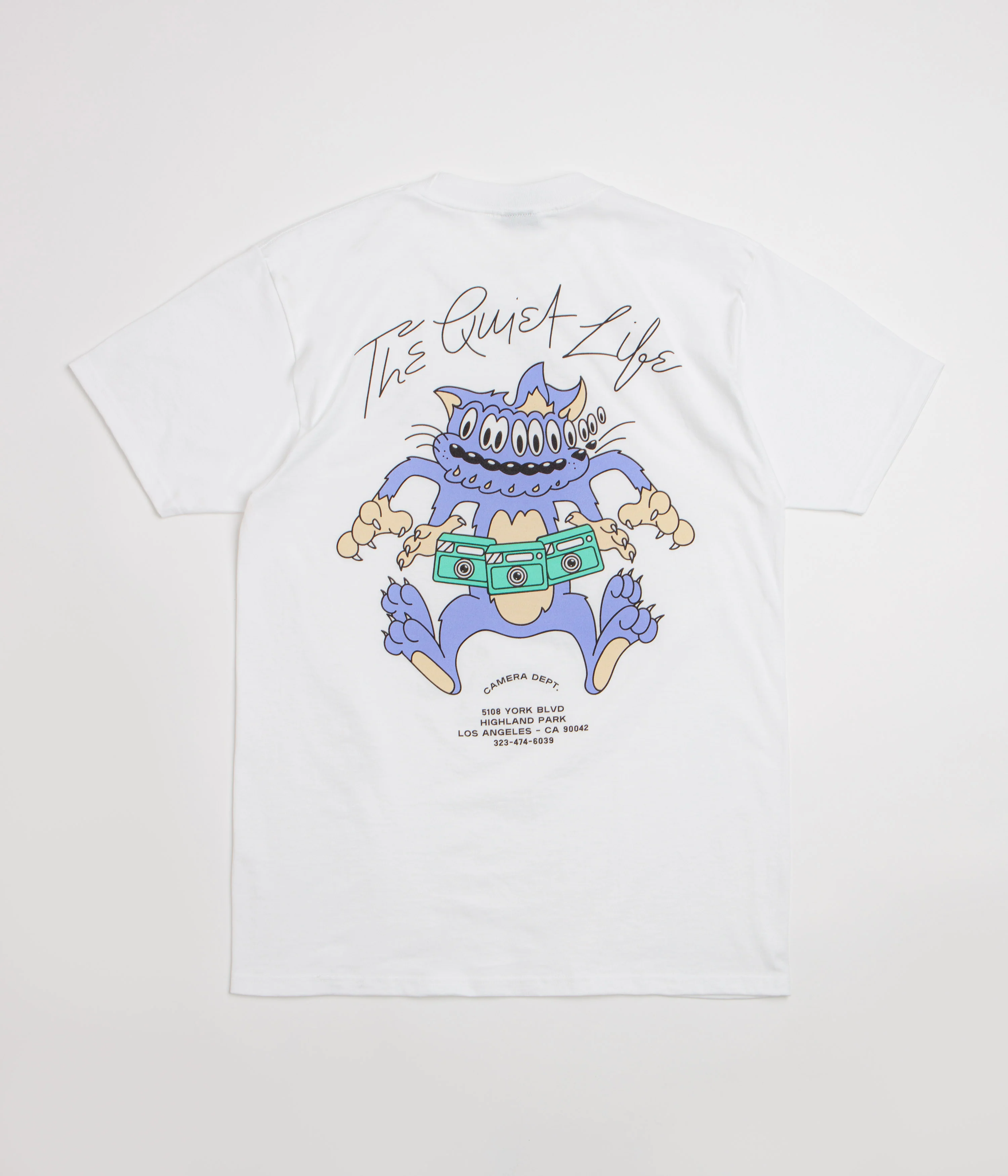 The Quiet Life Shaky Cat T-Shirt - White
