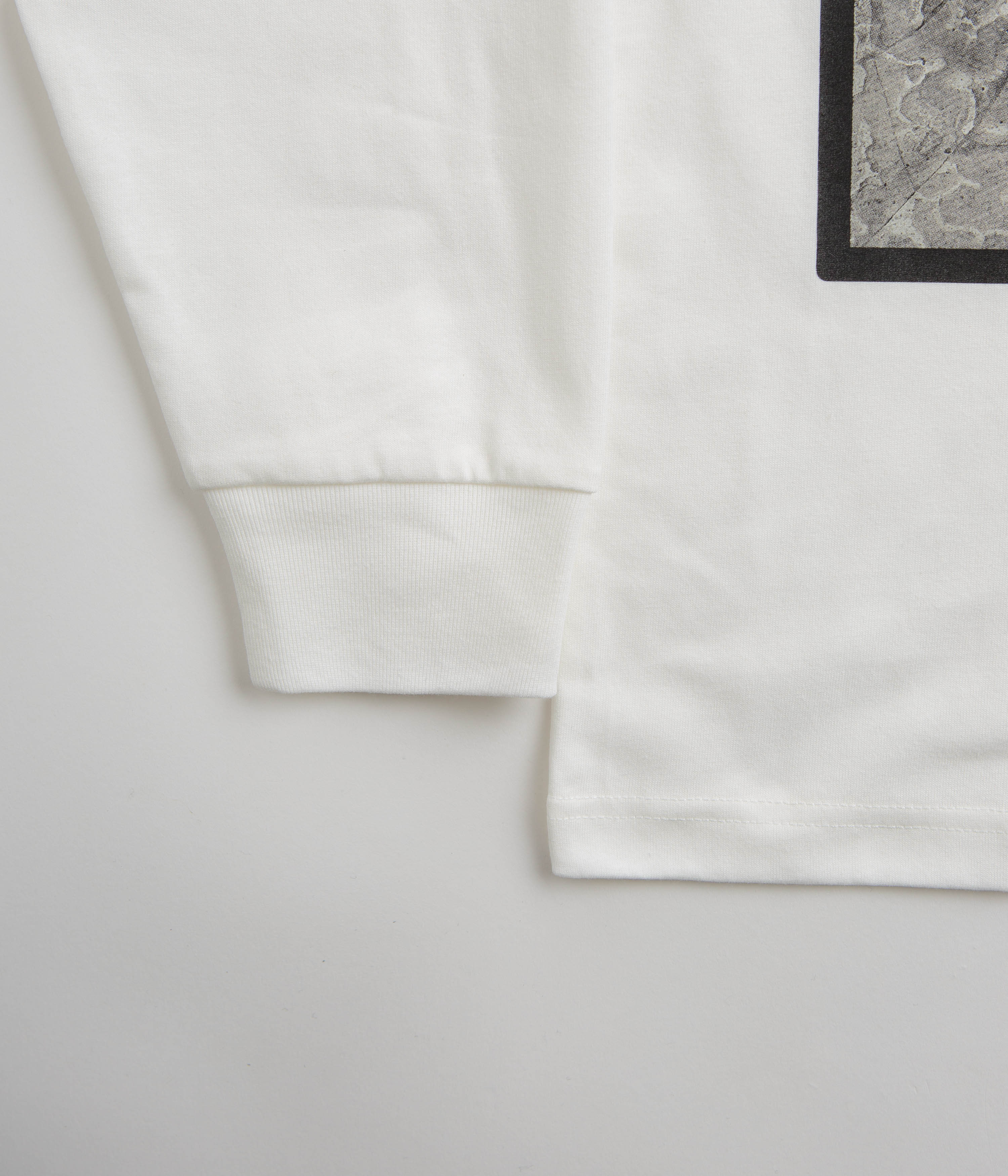 The Trilogy Tapes Block Ice Long Sleeve T-Shirt - White - Image 2