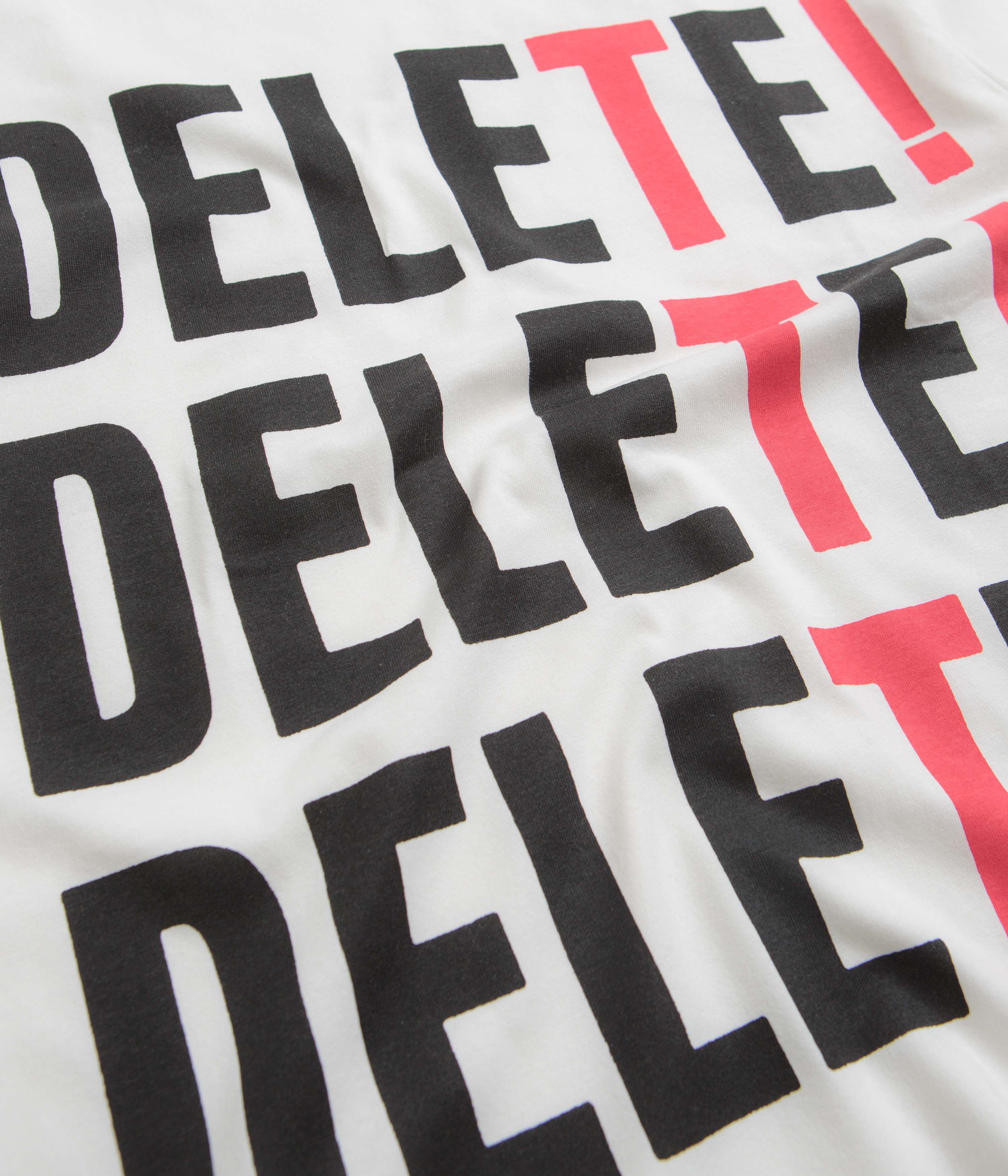 The Trilogy Tapes Delete T-Shirt - White - Image 3