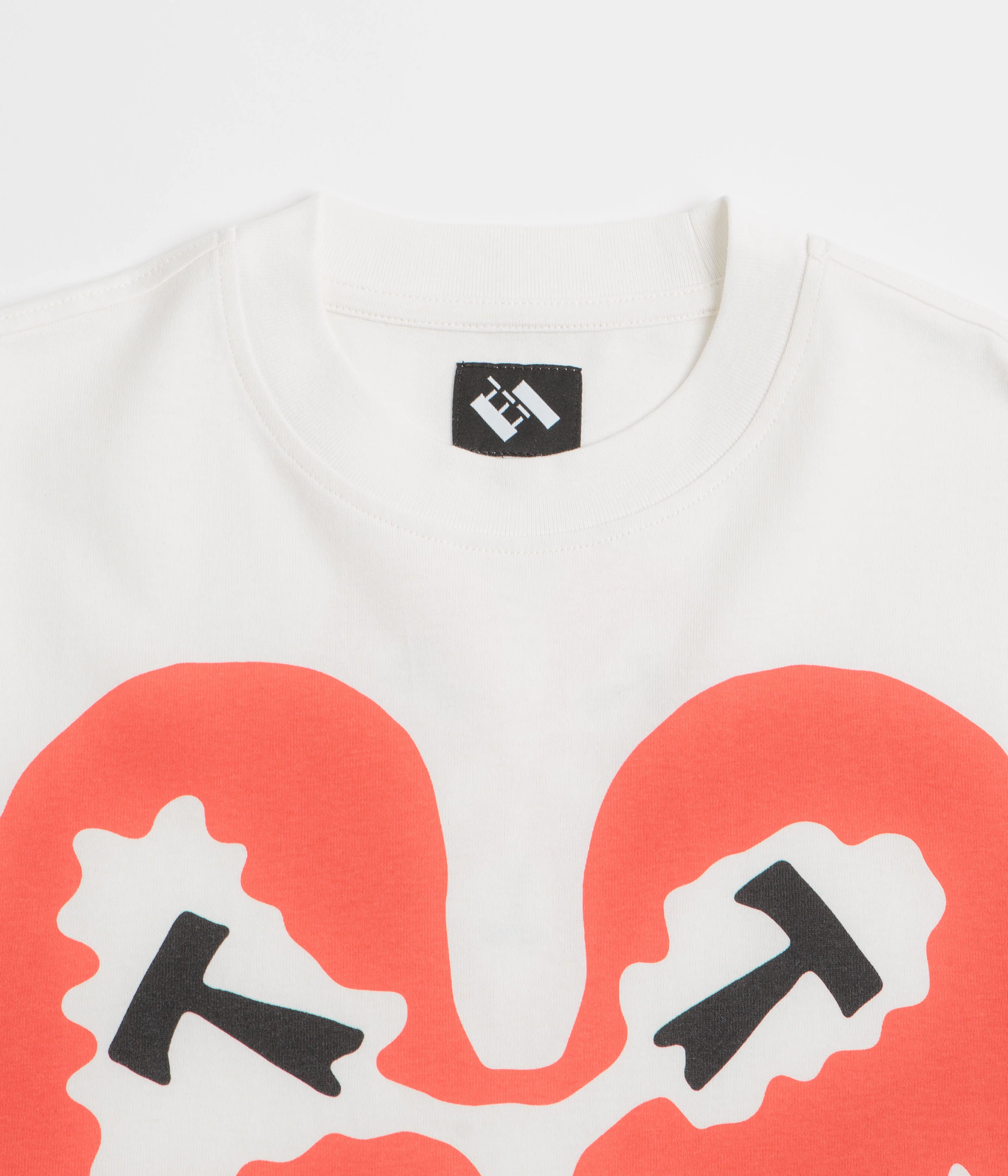 The Trilogy Tapes Heart T-Shirt - White - Image 3
