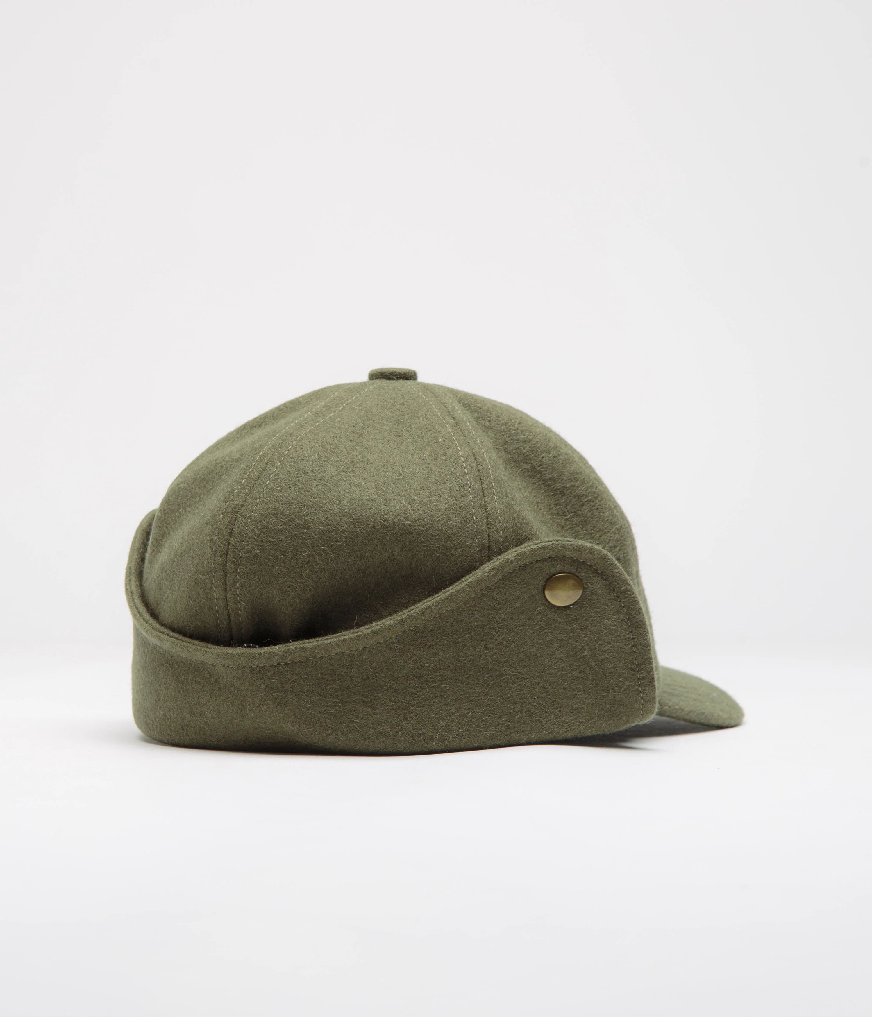 The Trilogy Tapes Trapper Cap - Olive - Image 3