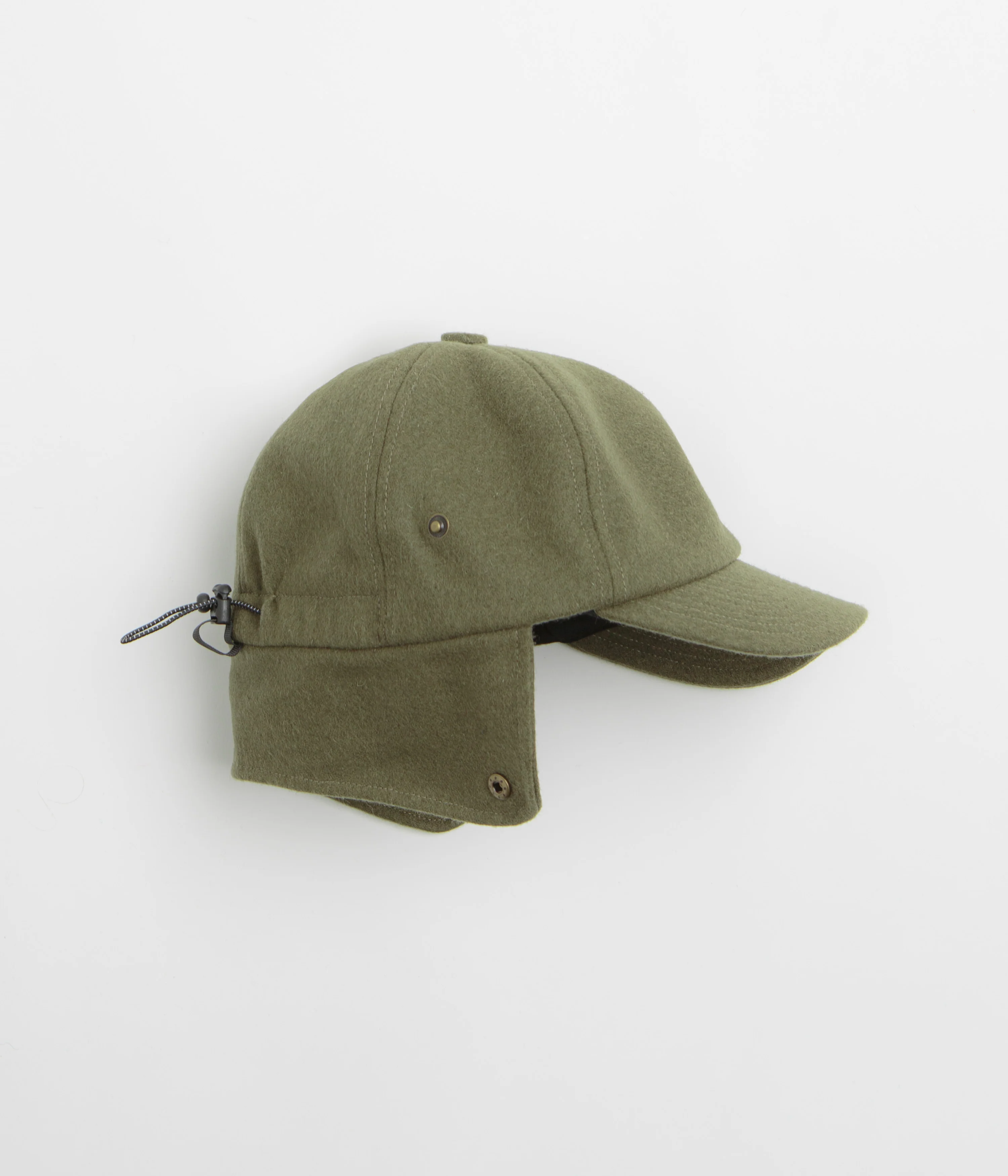 The Trilogy Tapes Trapper Cap - Olive - Image 5