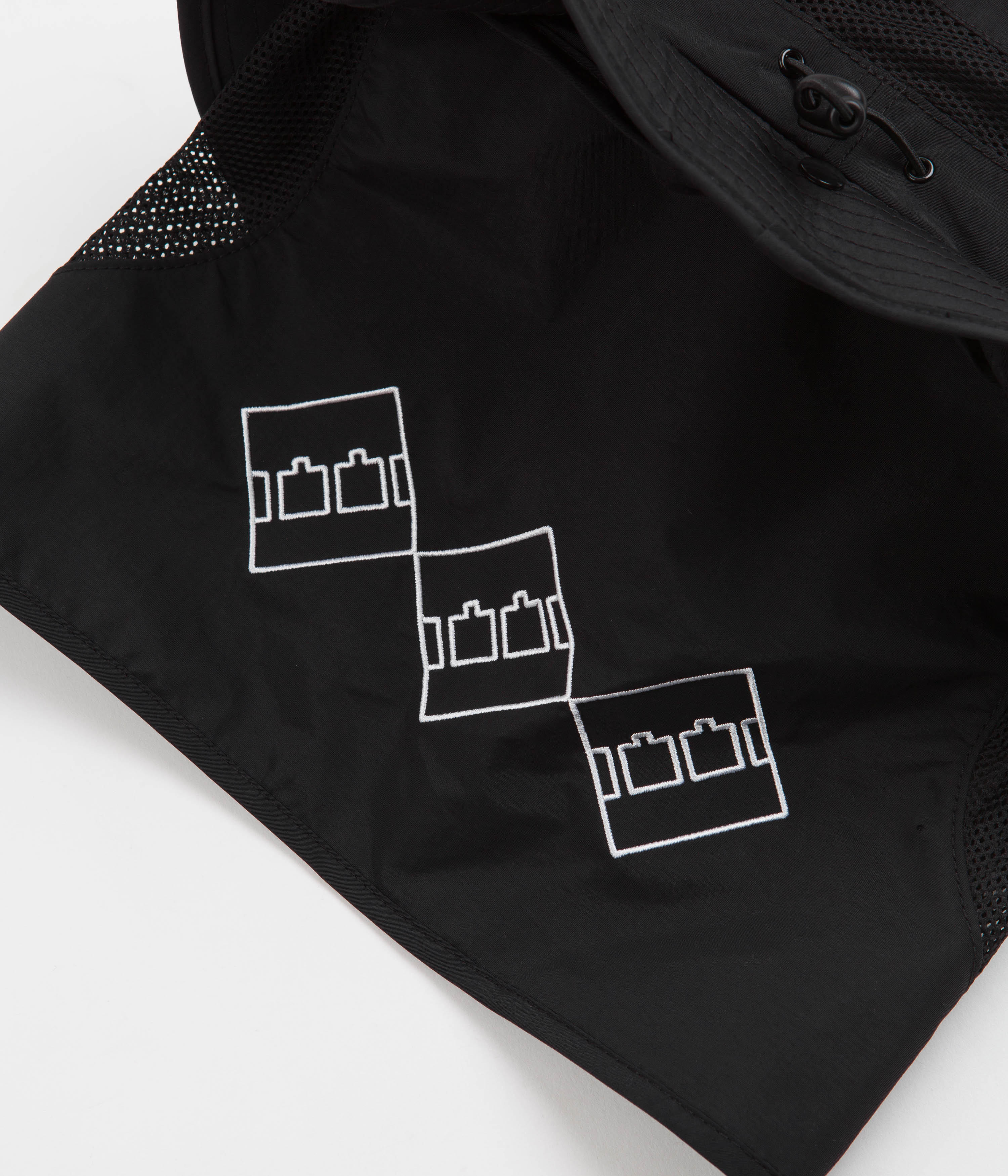 The Trilogy Tapes TTT Beach Bucket Hat - Black - Image 5