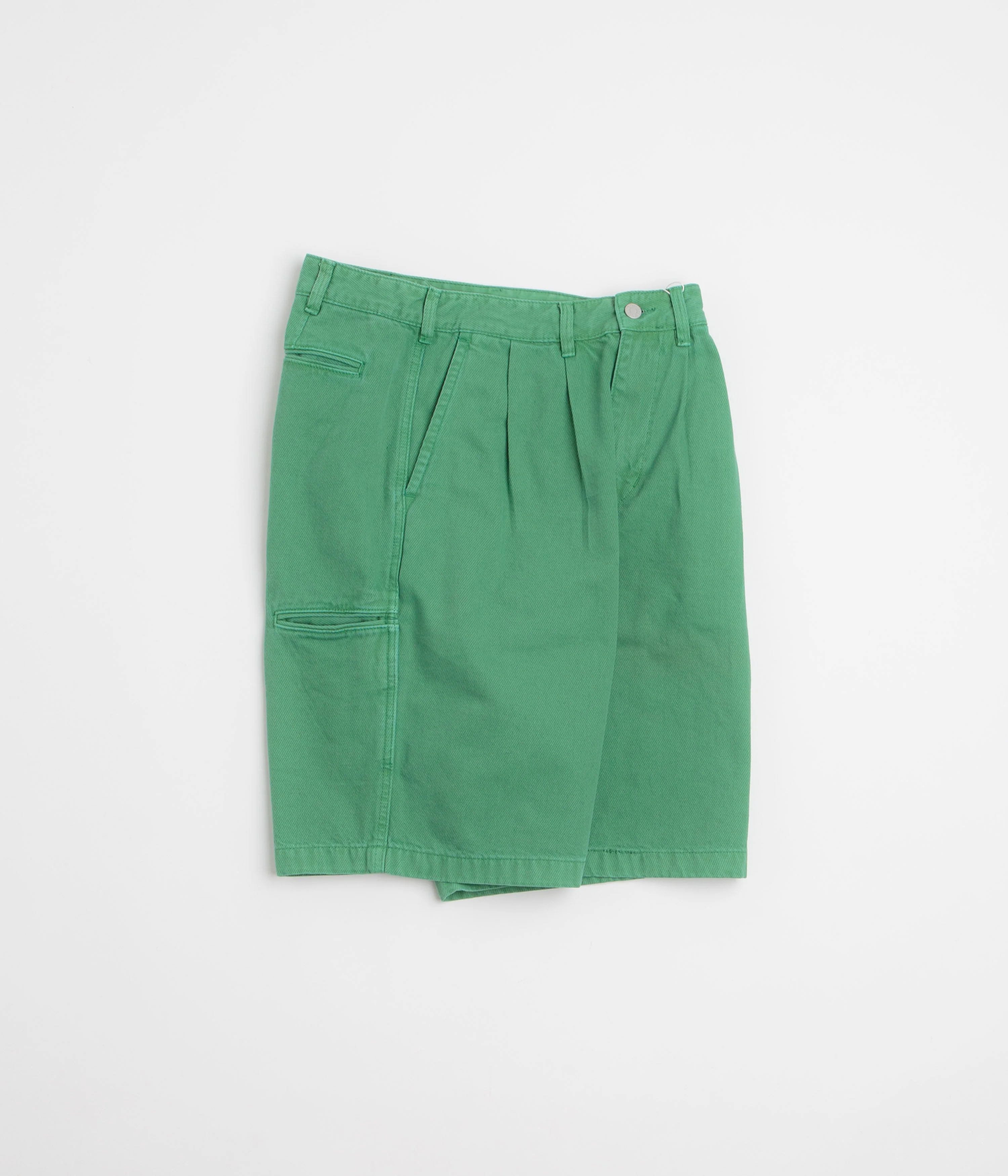 thisisneverthat Overdyed Half Shorts - Green - Image 2