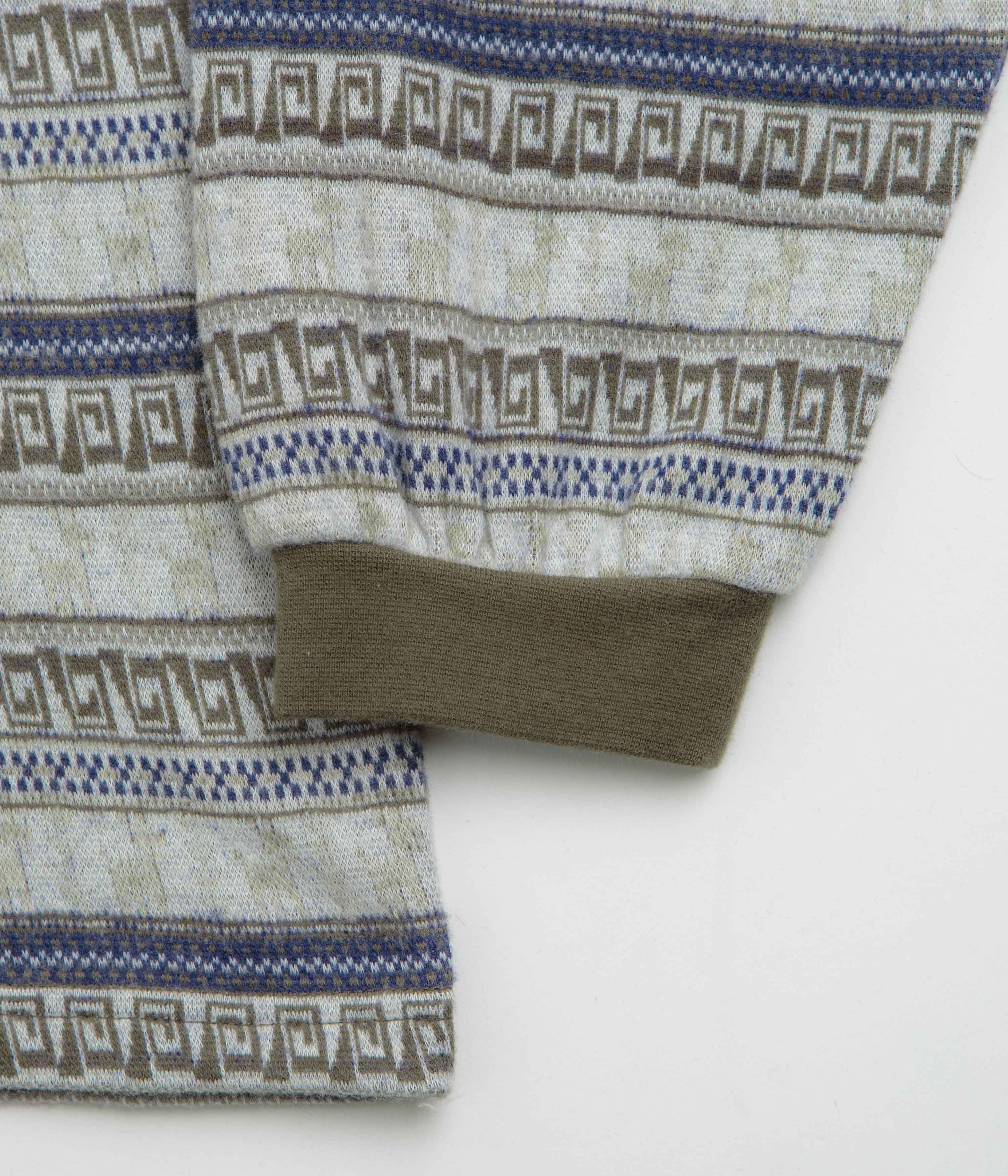 thisisneverthat Pattern Striped Long Sleeve T-Shirt - Ivory - Image 4