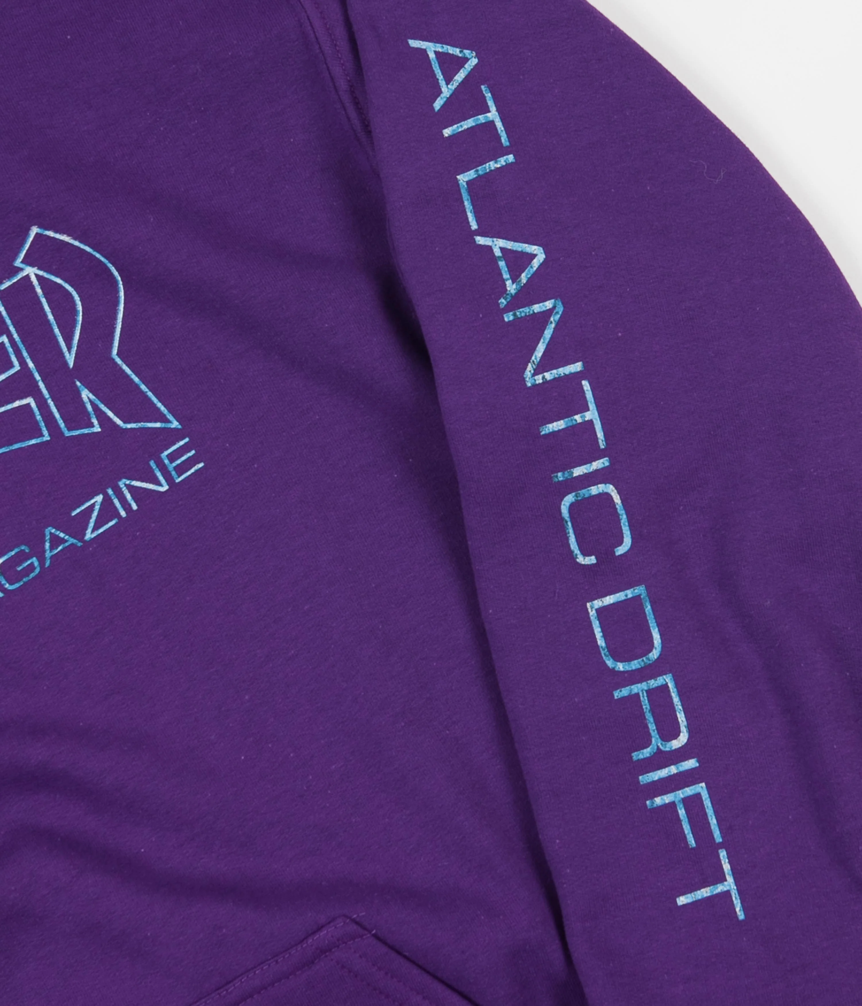 Thrasher x Atlantic Drift Hoodie - Purple - Image 3