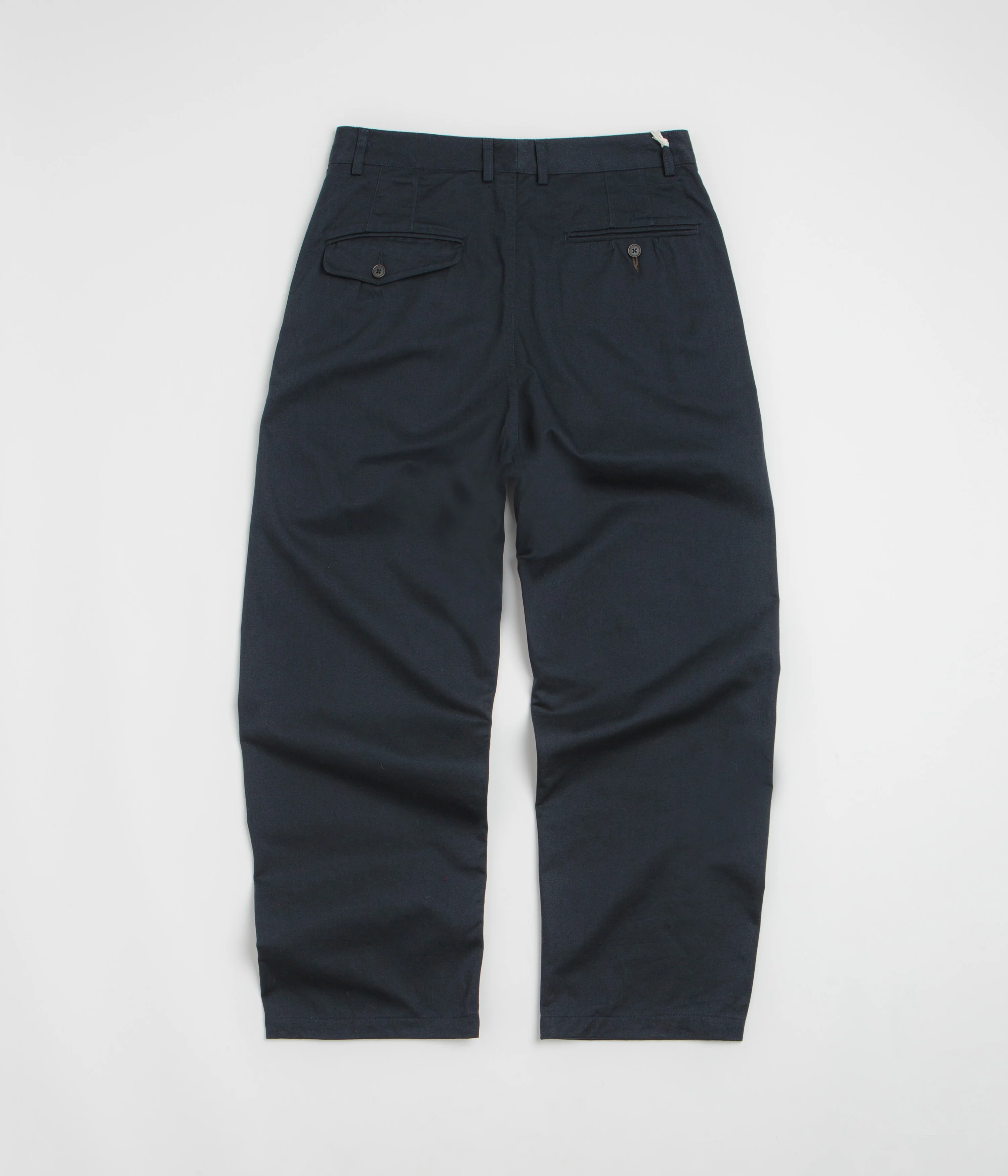 Universal Works Double Pleat Pants - Navy - Image 3