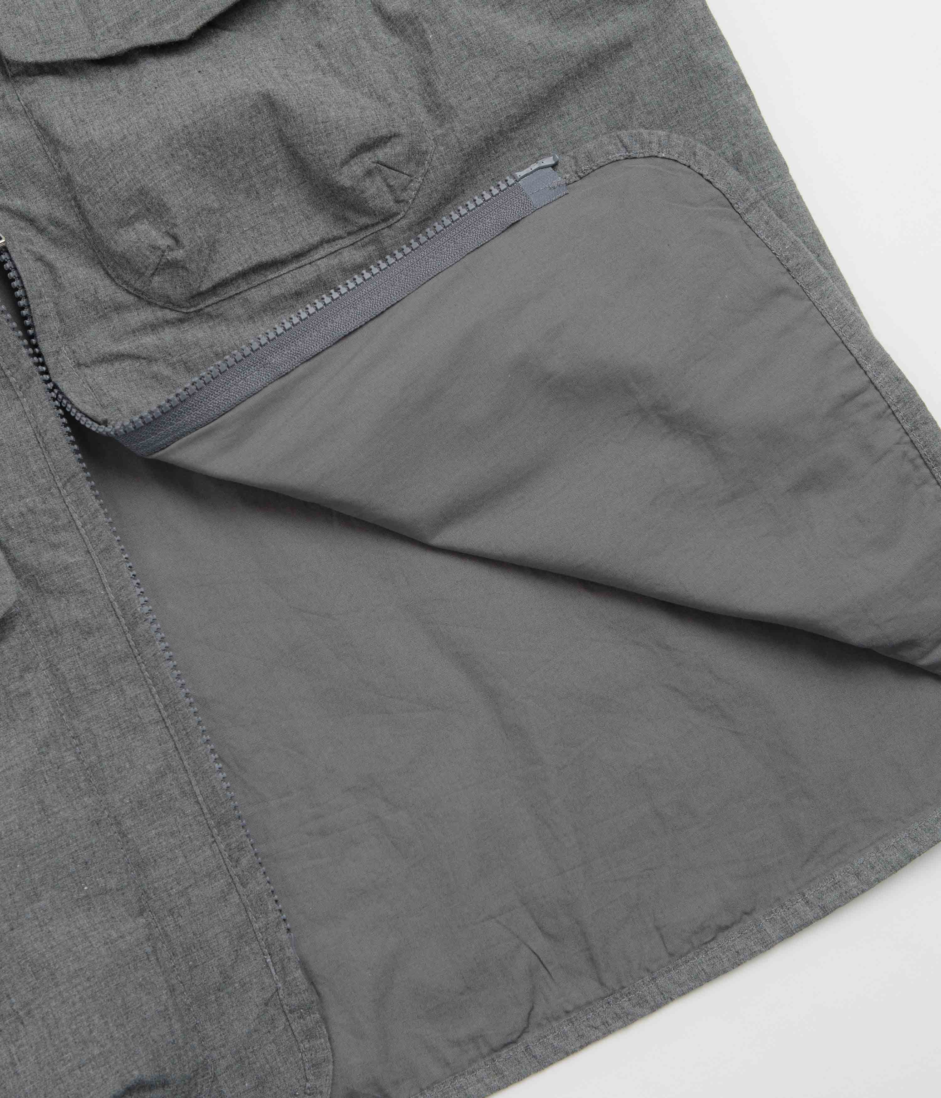Universal Works Parachute Liner Gilet - Charcoal - Image 2