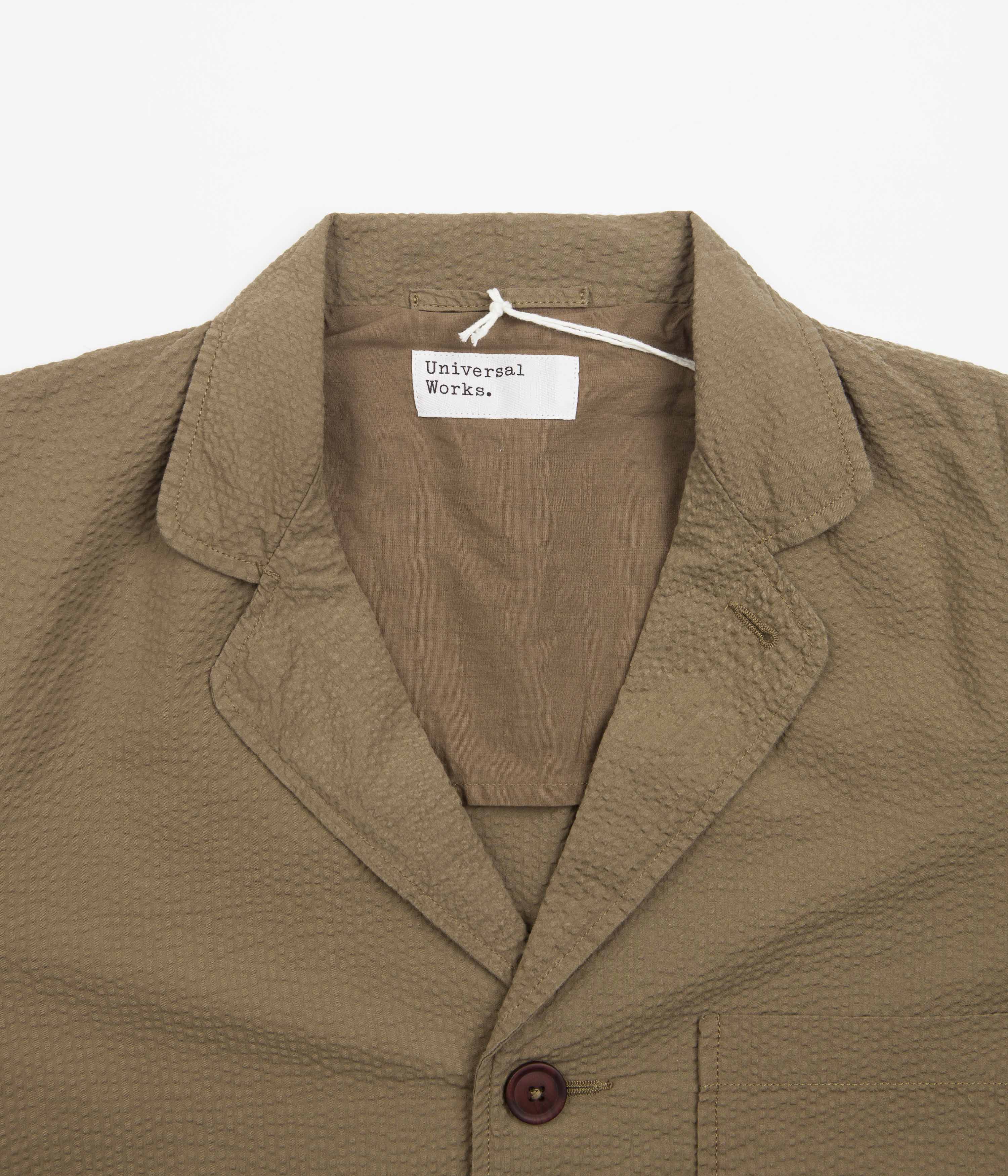 Universal Works Three Button Jacket - Olive - Image 4
