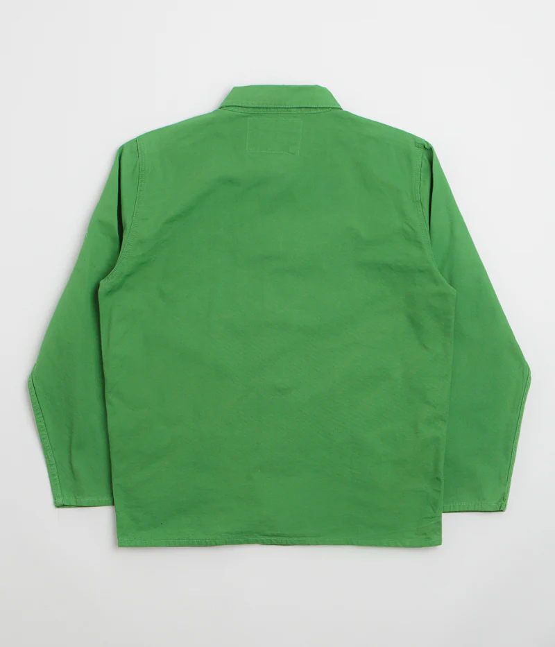 Uskees 3001 Buttoned Overshirt - Mint Green - Image 3