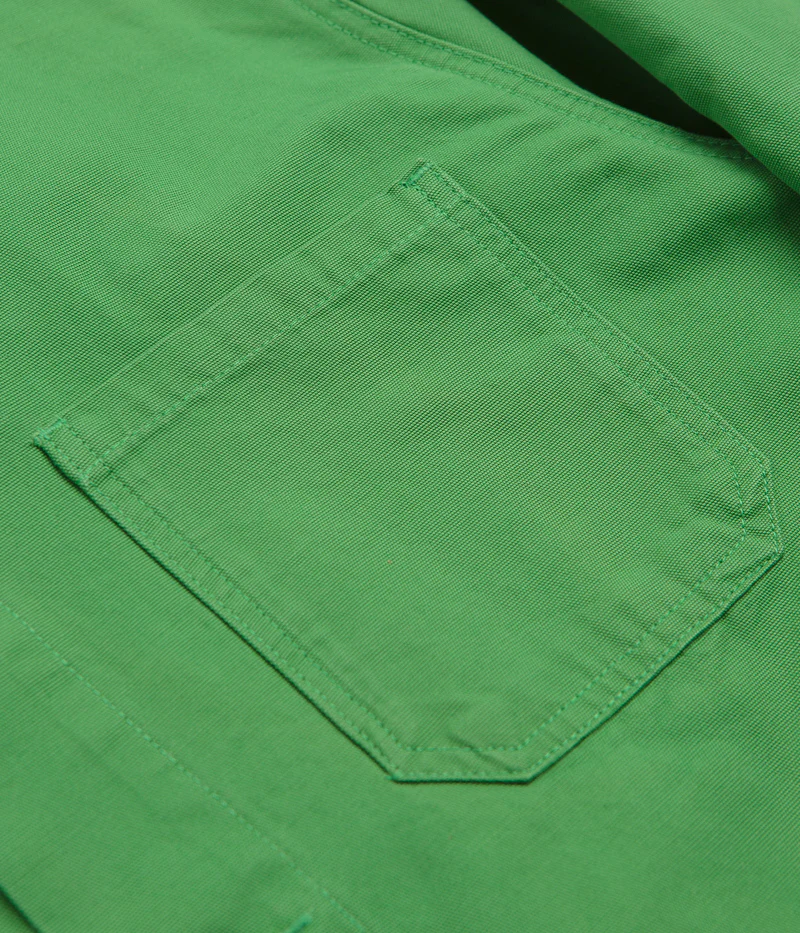Uskees 3001 Buttoned Overshirt - Mint Green - Image 5