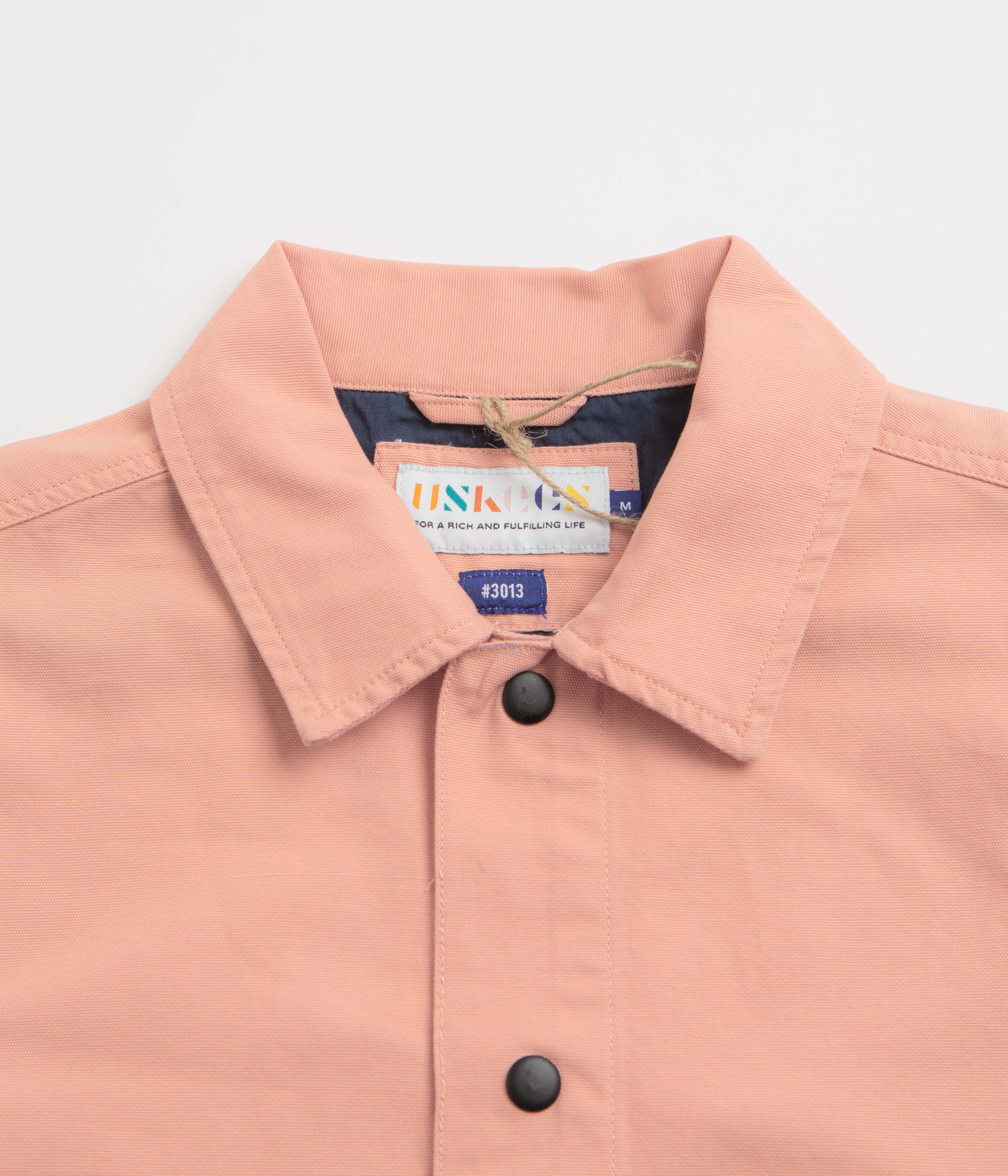 Uskees 3013 Coach Jacket - Coral - Image 2