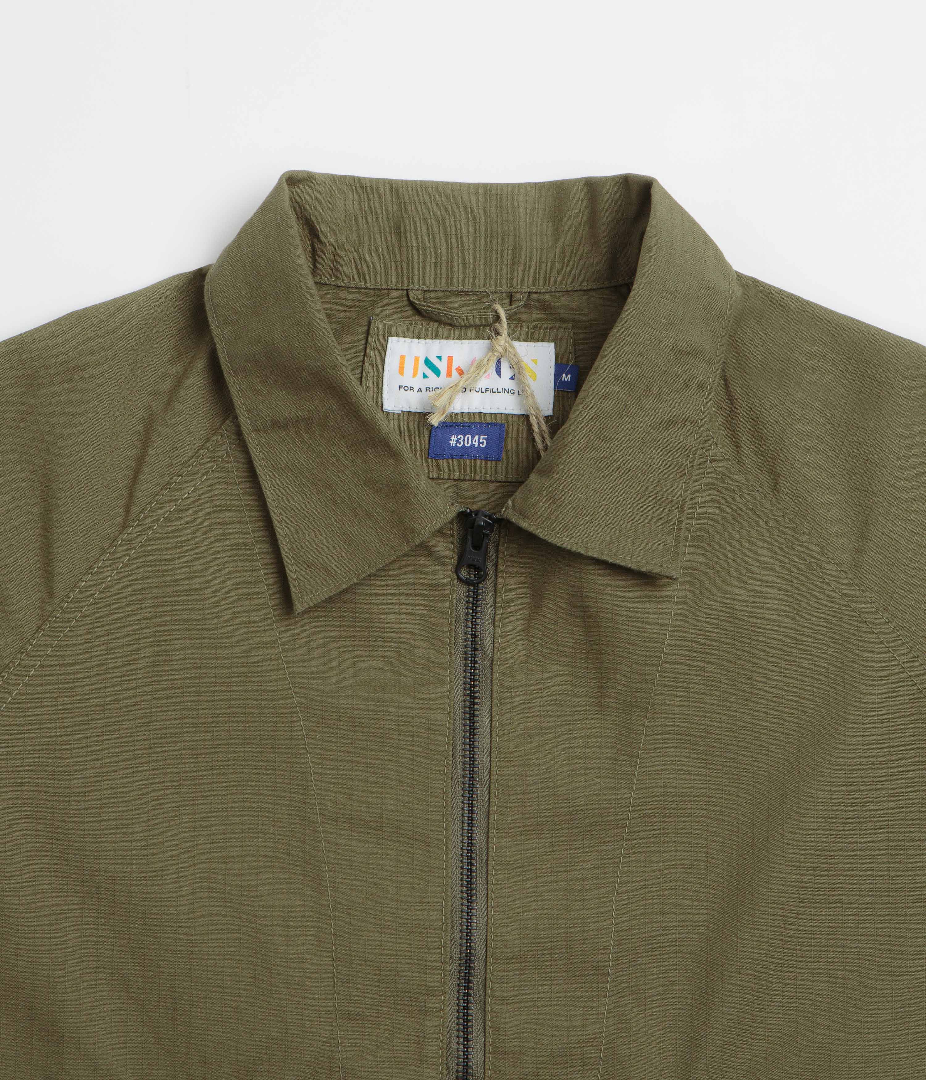 Uskees 3045 Ripstop Field Jacket - Ivy Green - Image 4