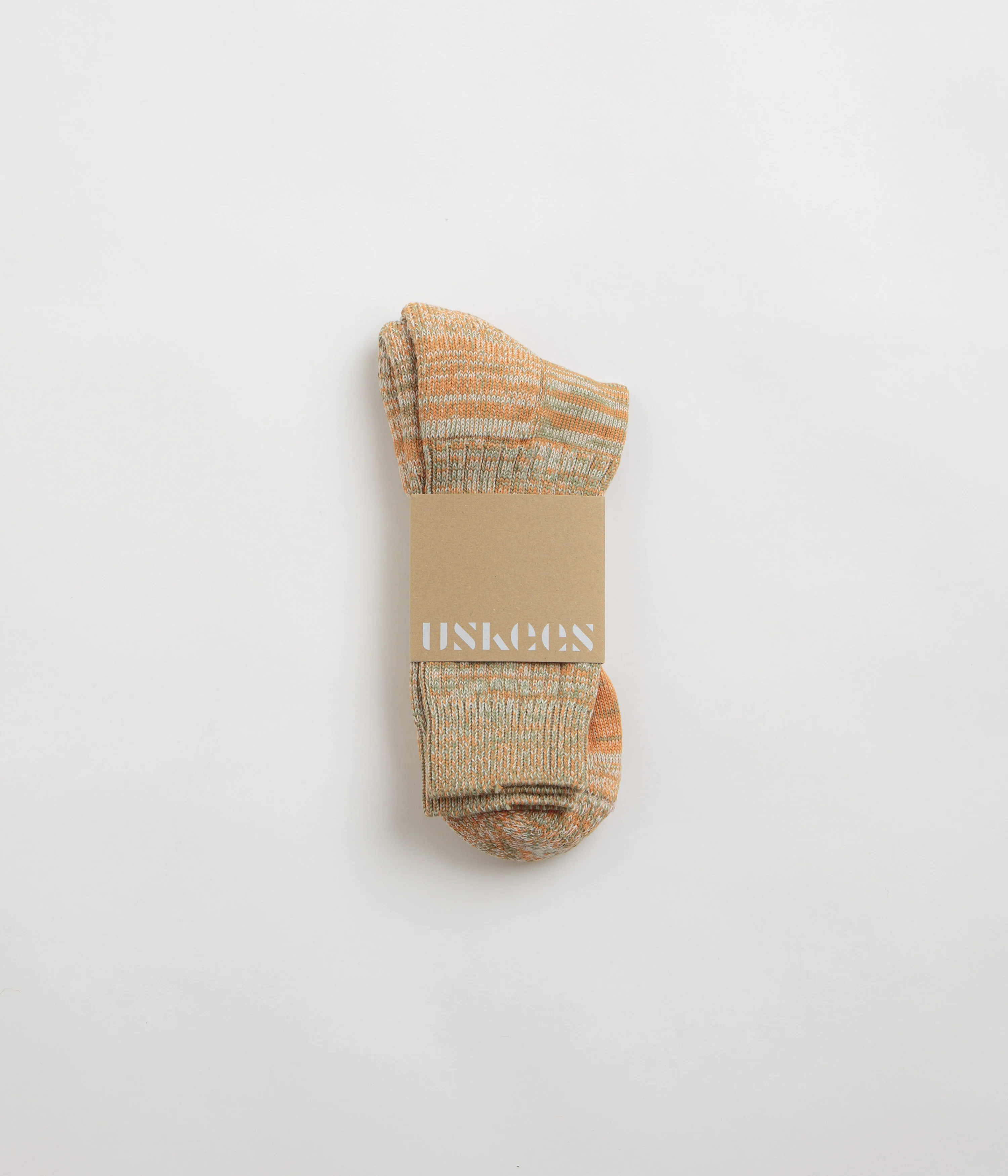 Uskees 4006 Organic Cotton Socks - Army Green - Image 2