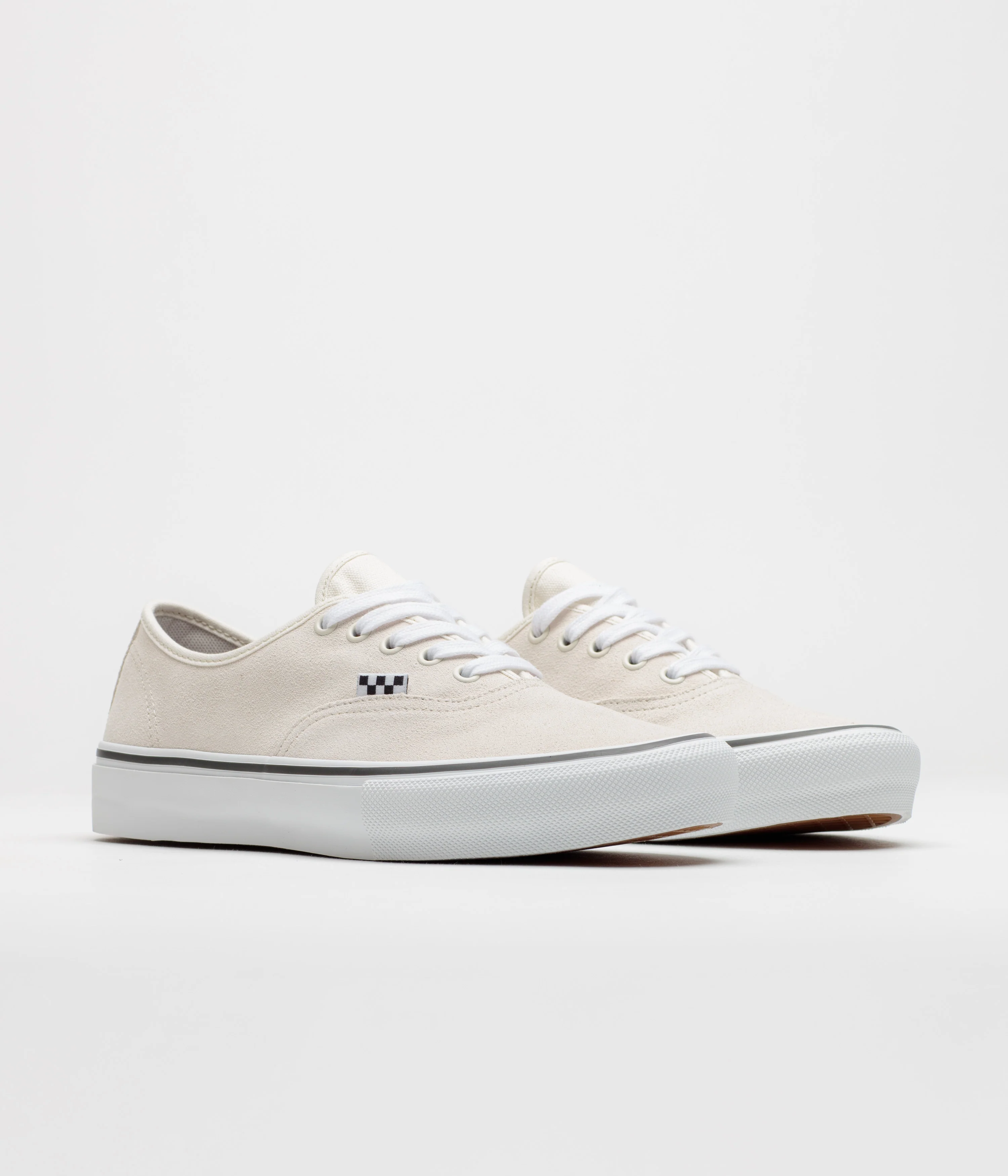 Vans Skate Authentic Shoes - White / Gunmetal - Image 2