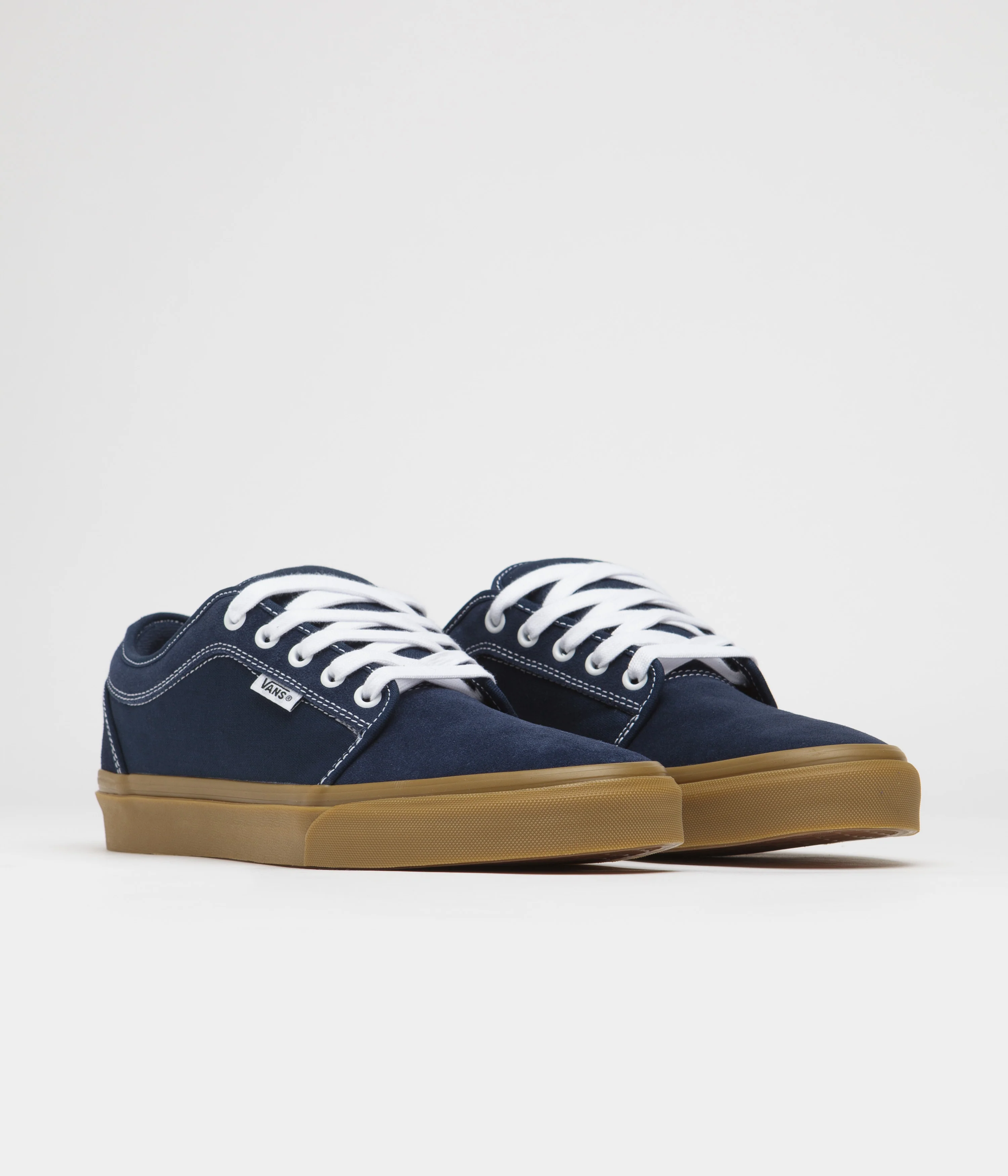 Vans Skate Chukka Low Shoes - Dress Blues / Gum - Image 2